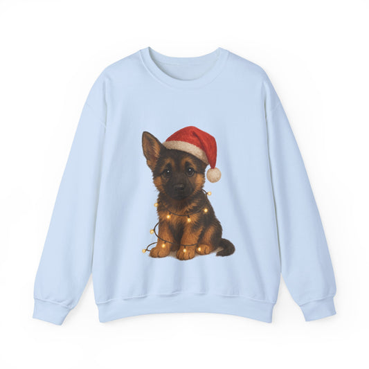 Christmas German Shepherd Puppy Sweatshirt