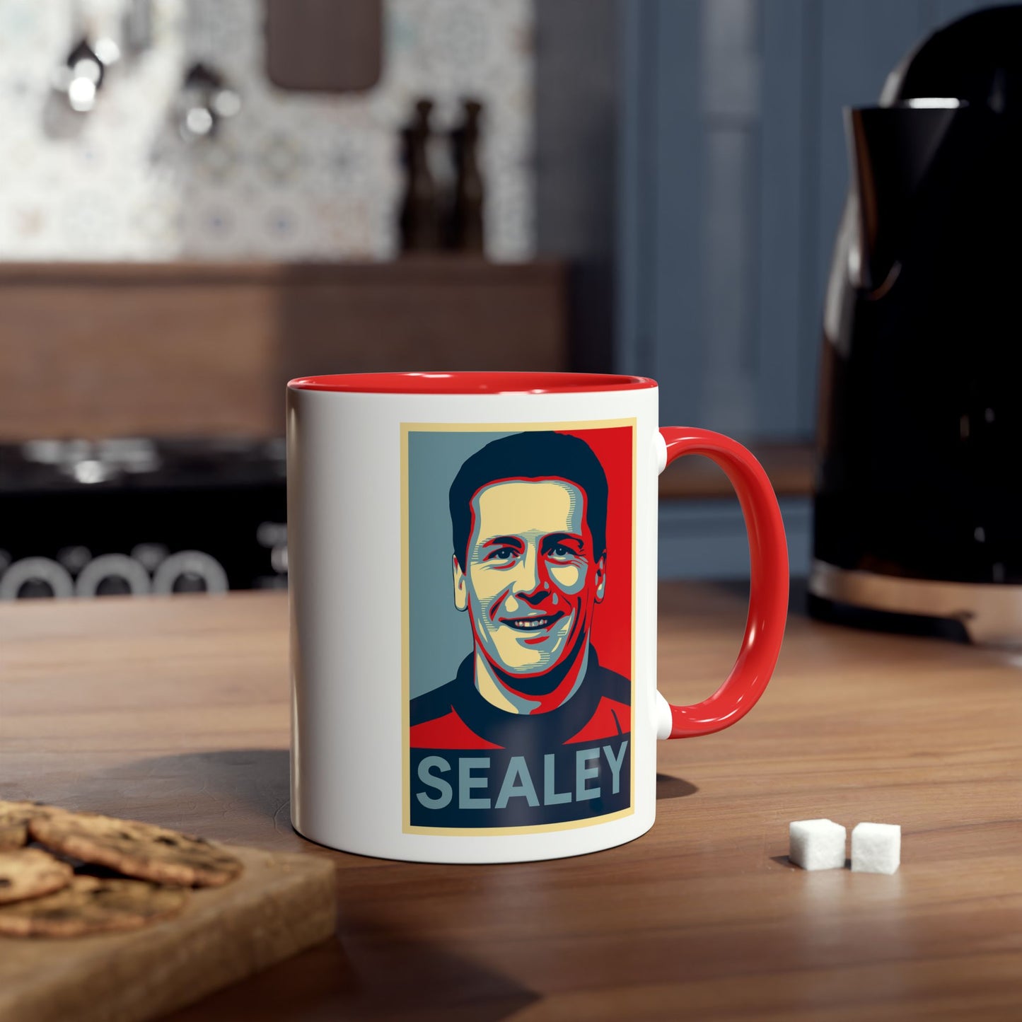 Les Sealey Hope Poster Mug - Manchester United