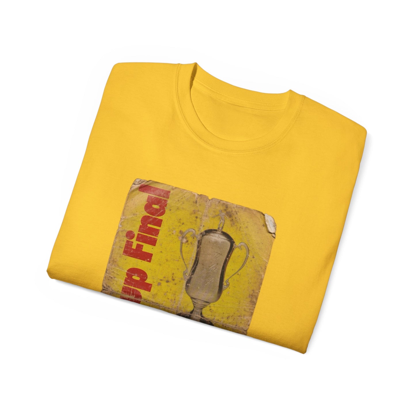 1985 Milk Cup Final Norwich City Sunderland Programme Poster Unisex Ultra Cotton Tee