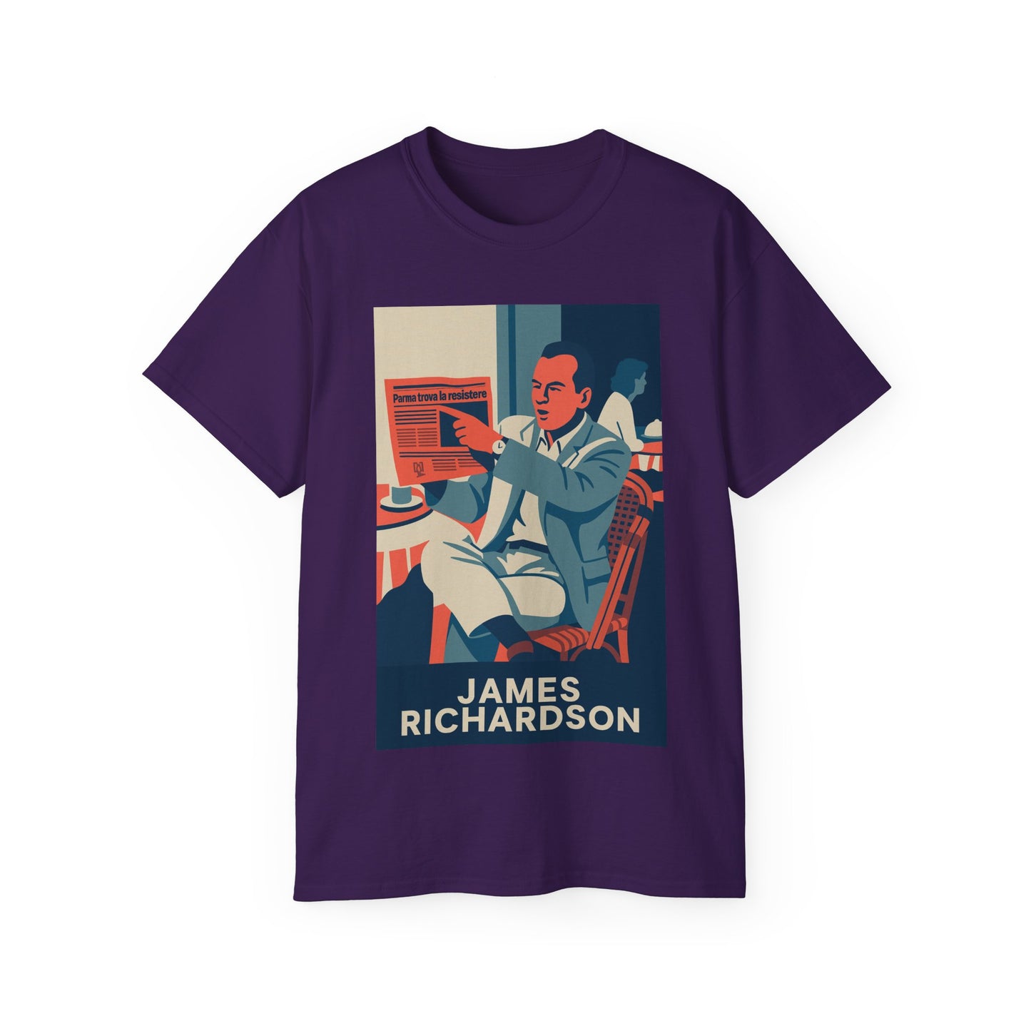 James Richardson Football Italia Channel 4 T-Shirt