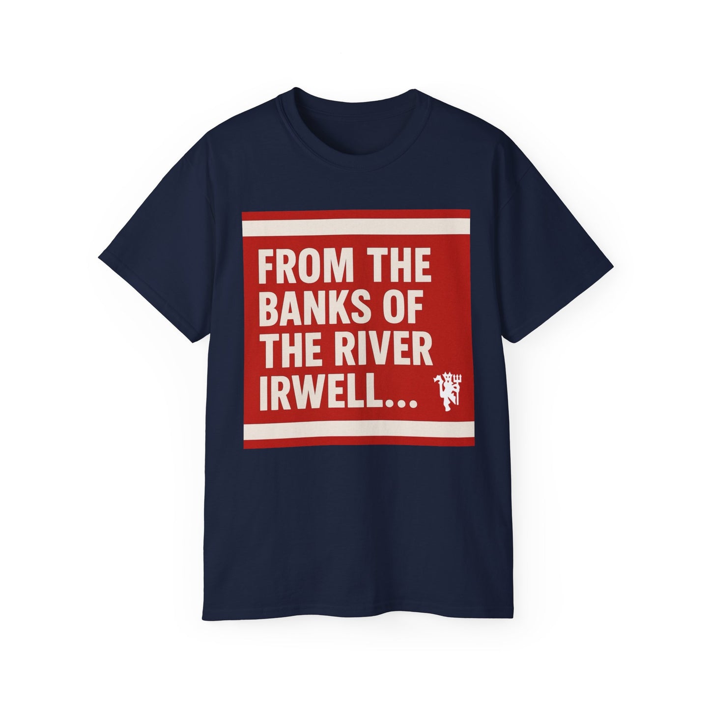 Manchester United From The Banks Of The River Irwell T-Shirt
