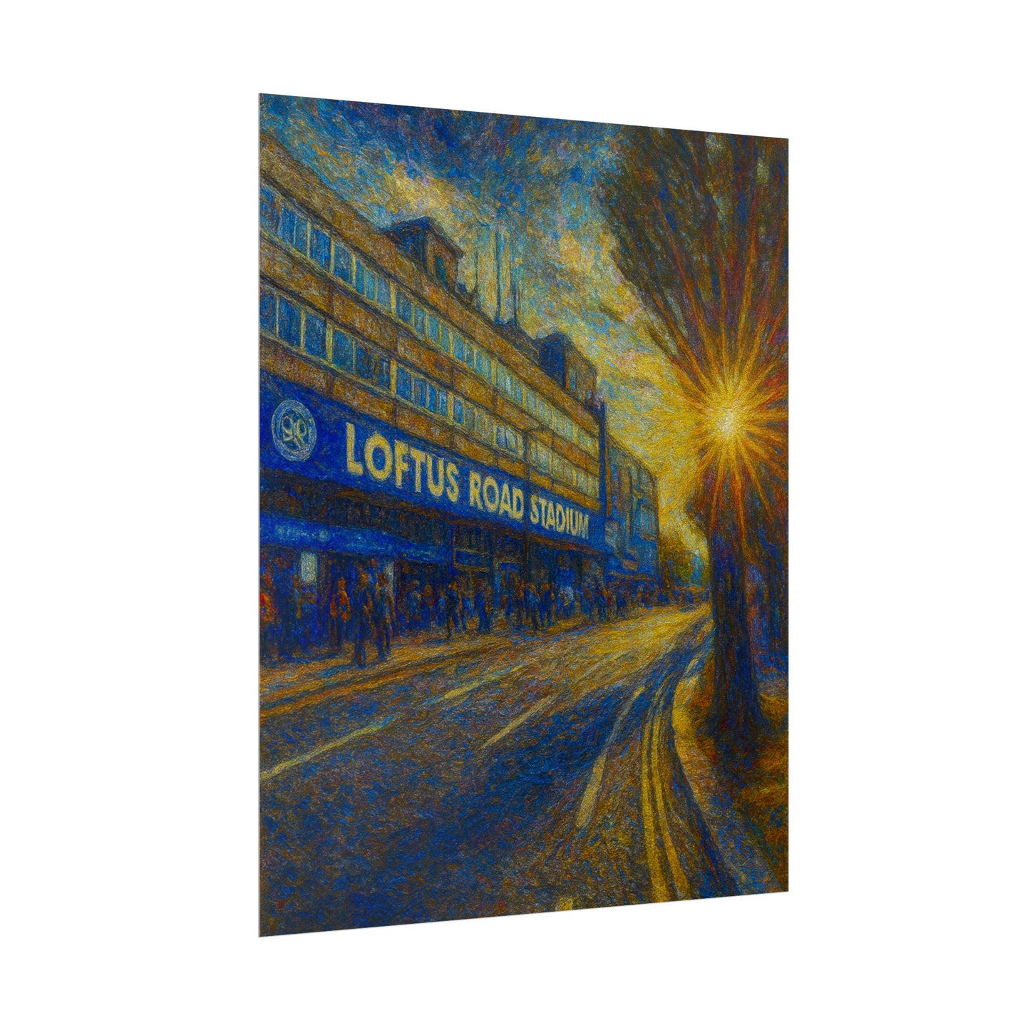 Queens Park Rangers Loftus Road Stadium Rolled Poster