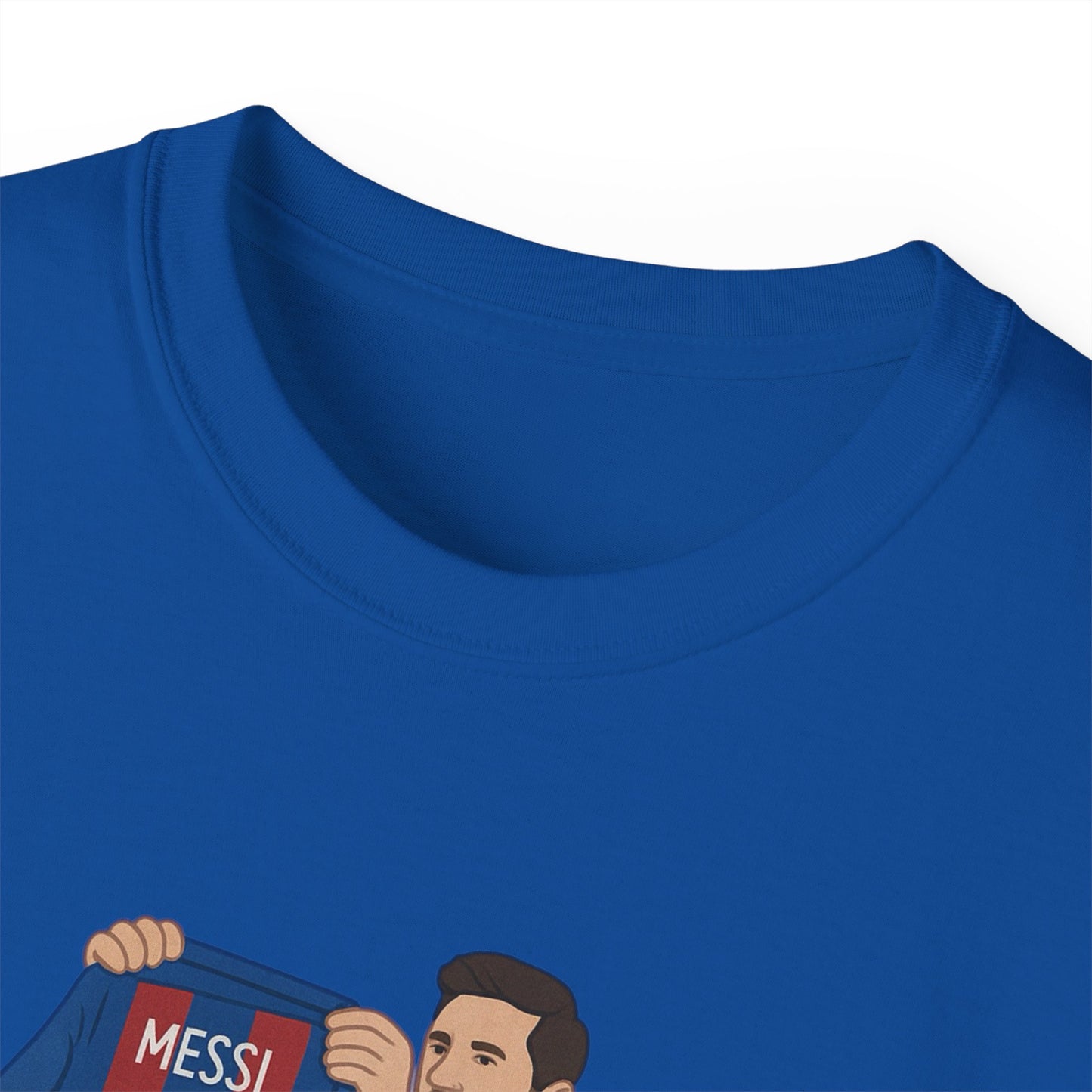Lionel Messi Cartoon Subbuteo T-Shirt - Barcelona
