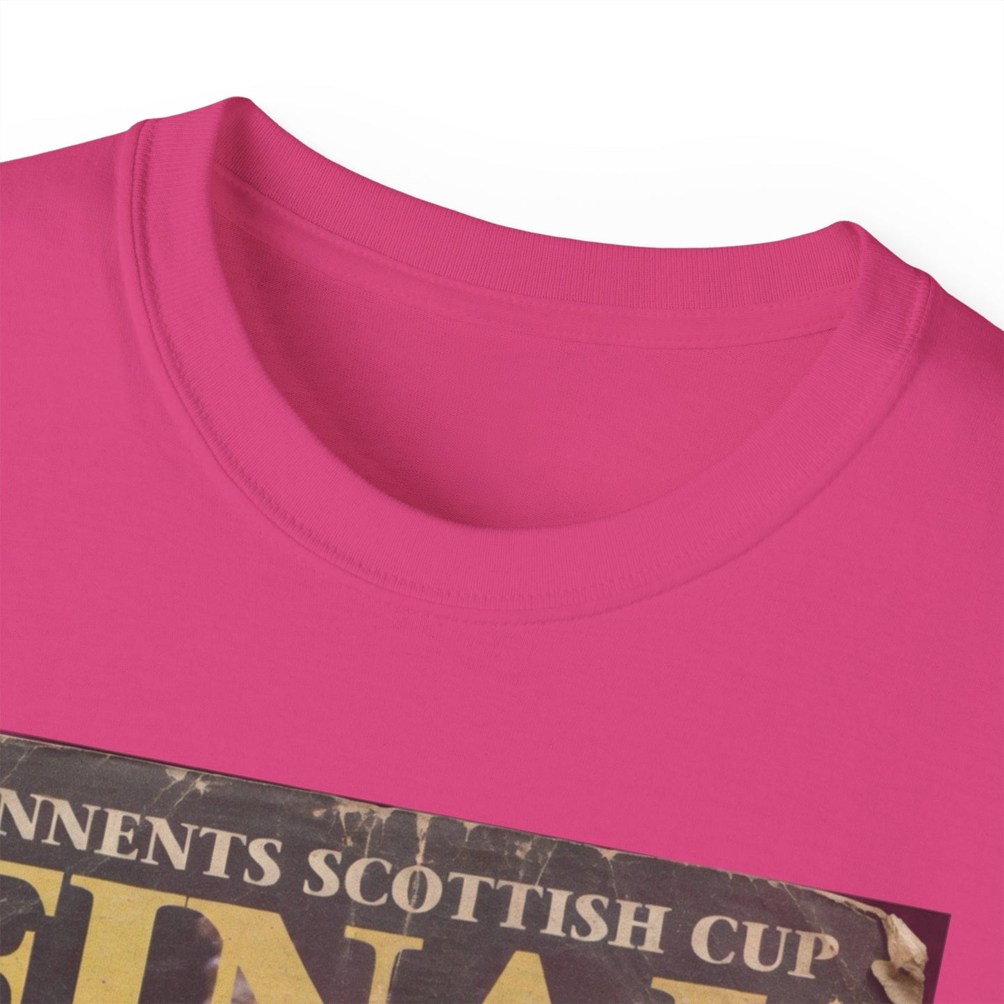 1994 Scottish Challenge Cup Final Dundee United Rangers Programme Poster Unisex Ultra Cotton Tee