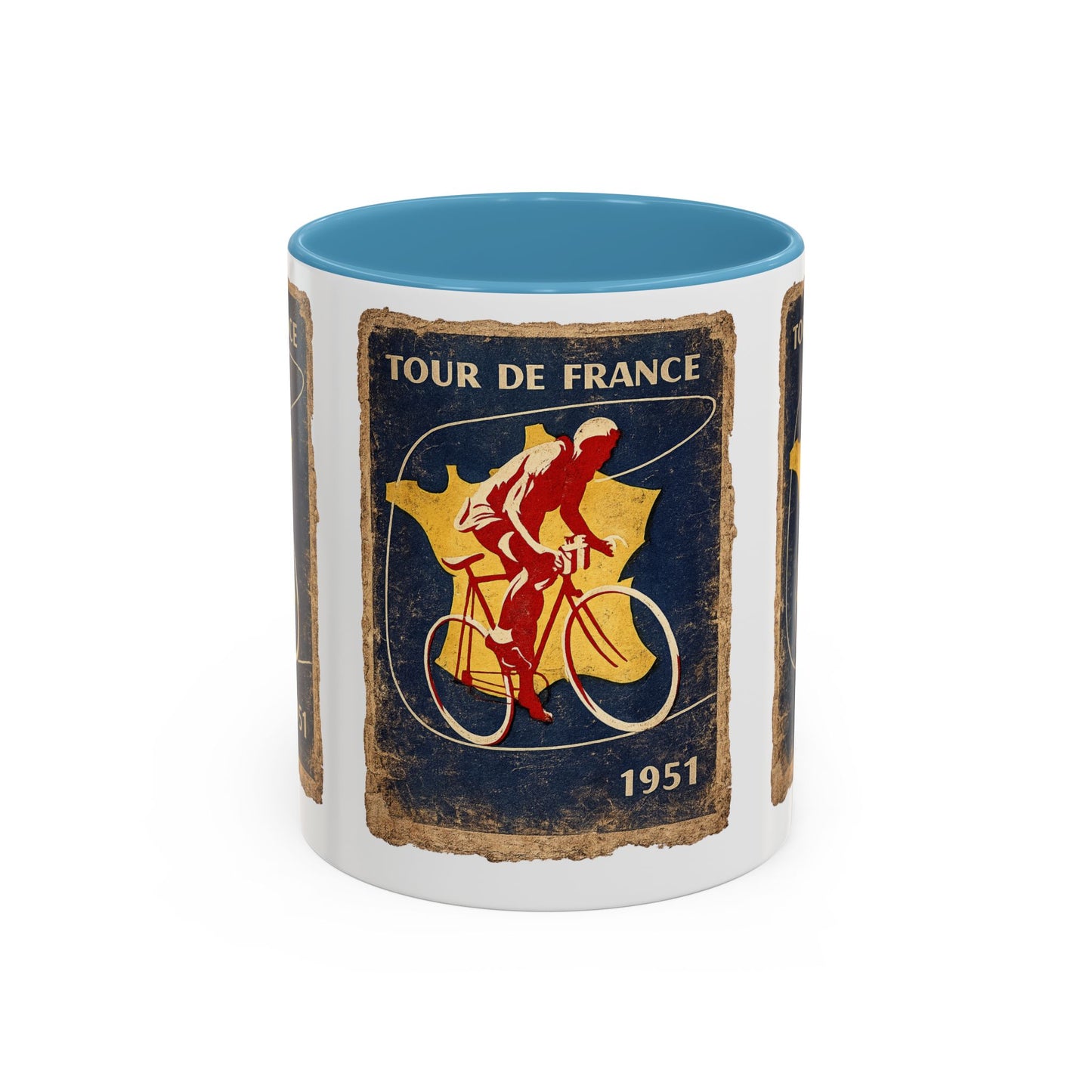 Tour de France 1951 Poster  Coffee Mug (11, 15oz)
