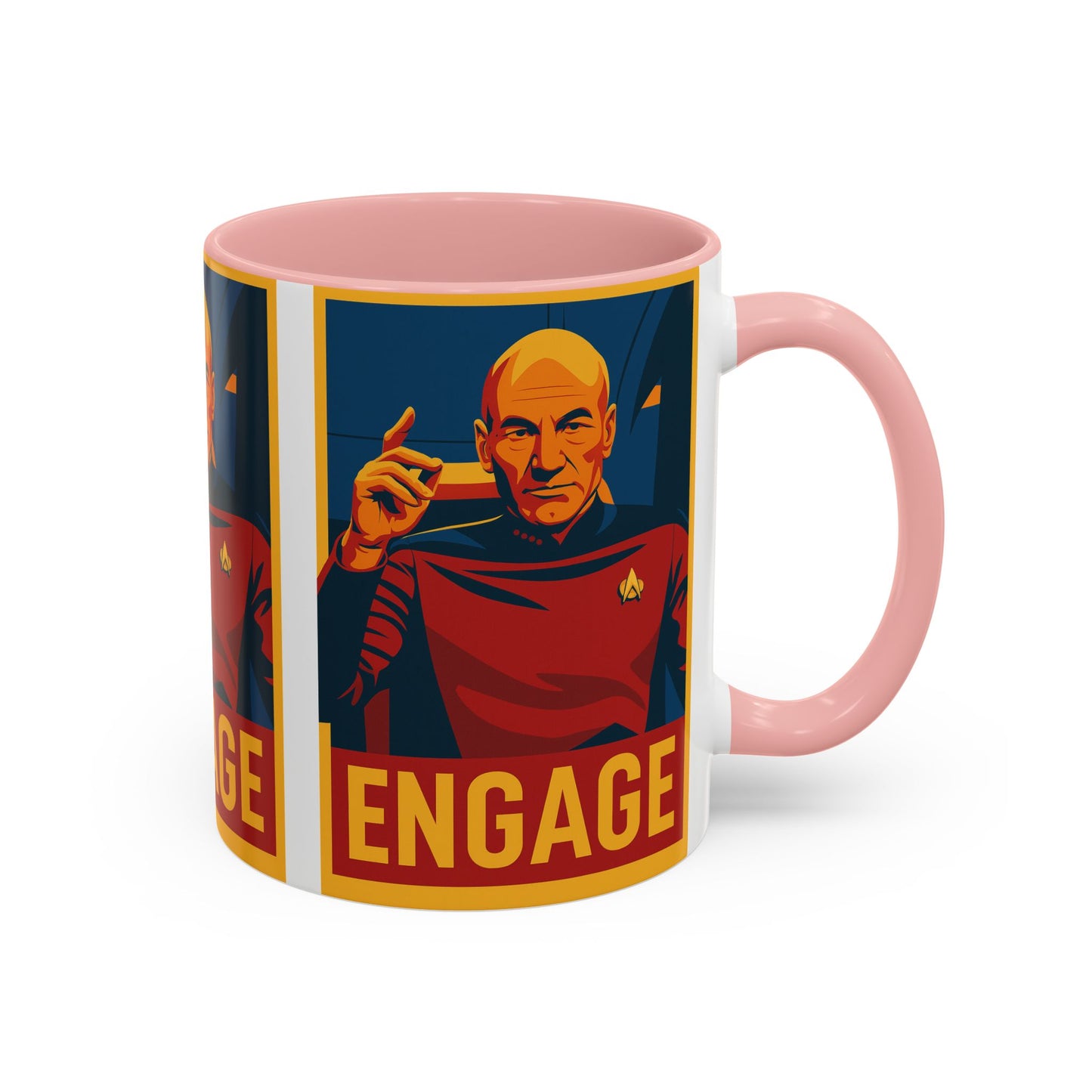 Captain Picard Engage Mug
