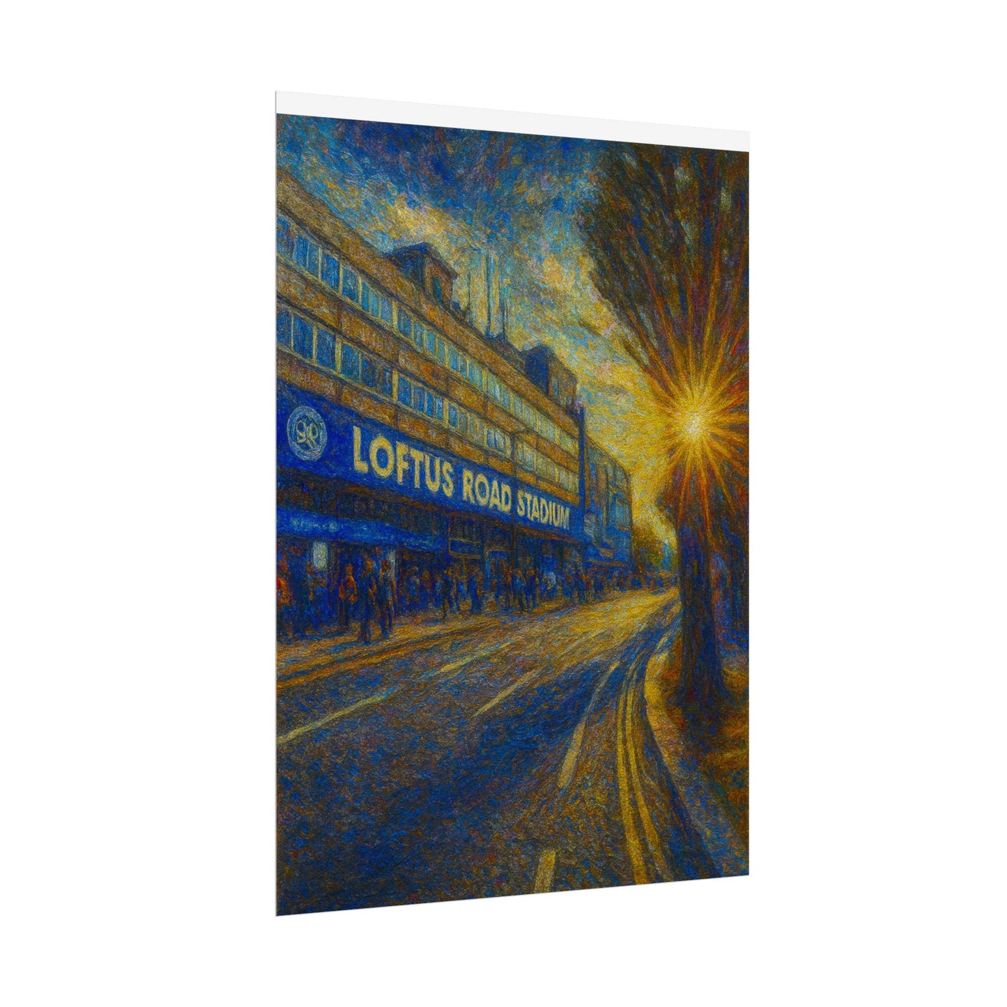Queens Park Rangers Loftus Road Stadium Rolled Poster