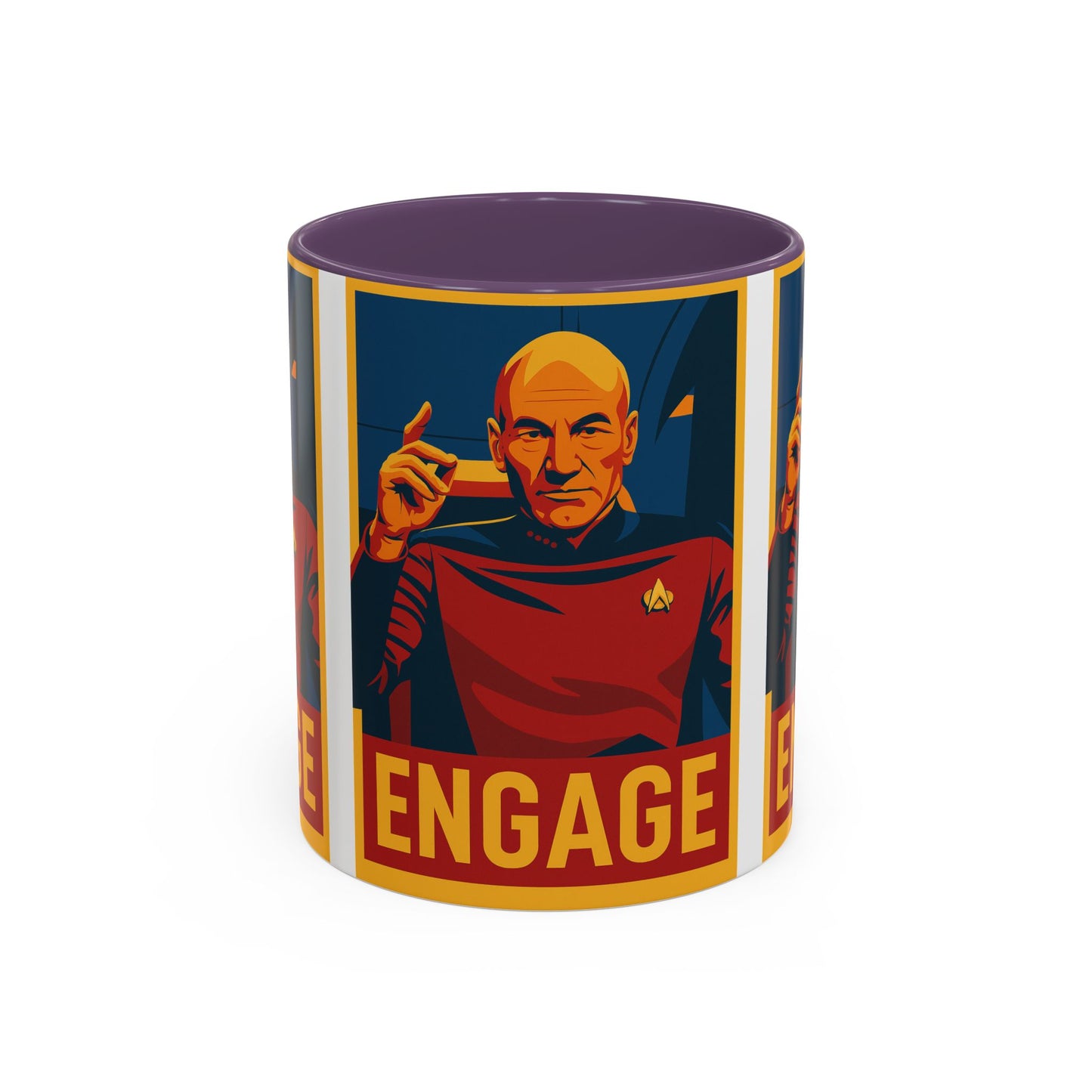 Captain Picard Engage Mug