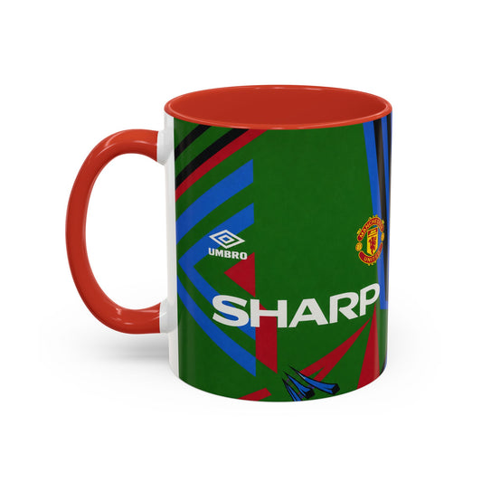 Manchester United Goalkeeper 1992-94 Accent Coffee Mug (11, 15oz)