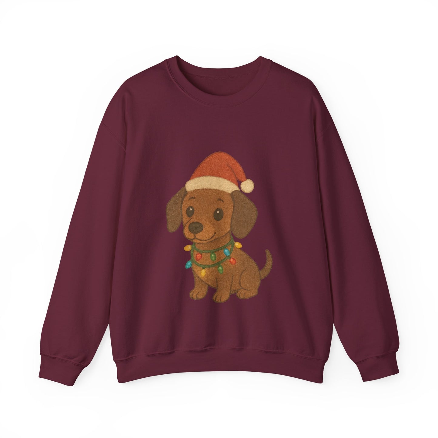 Christmas Dachshund Puppy Christmas Sweatshirt