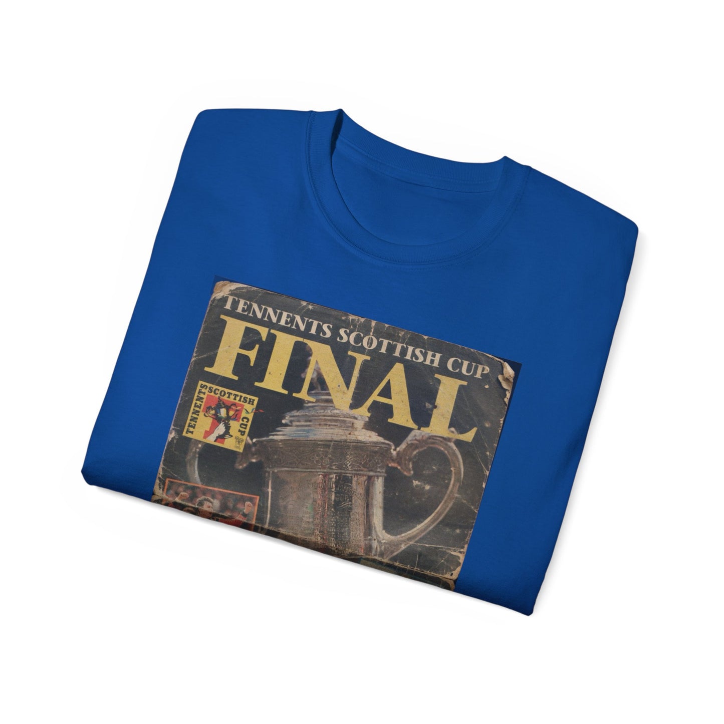 1994 Scottish Challenge Cup Final Dundee United Rangers Programme Poster Unisex Ultra Cotton Tee