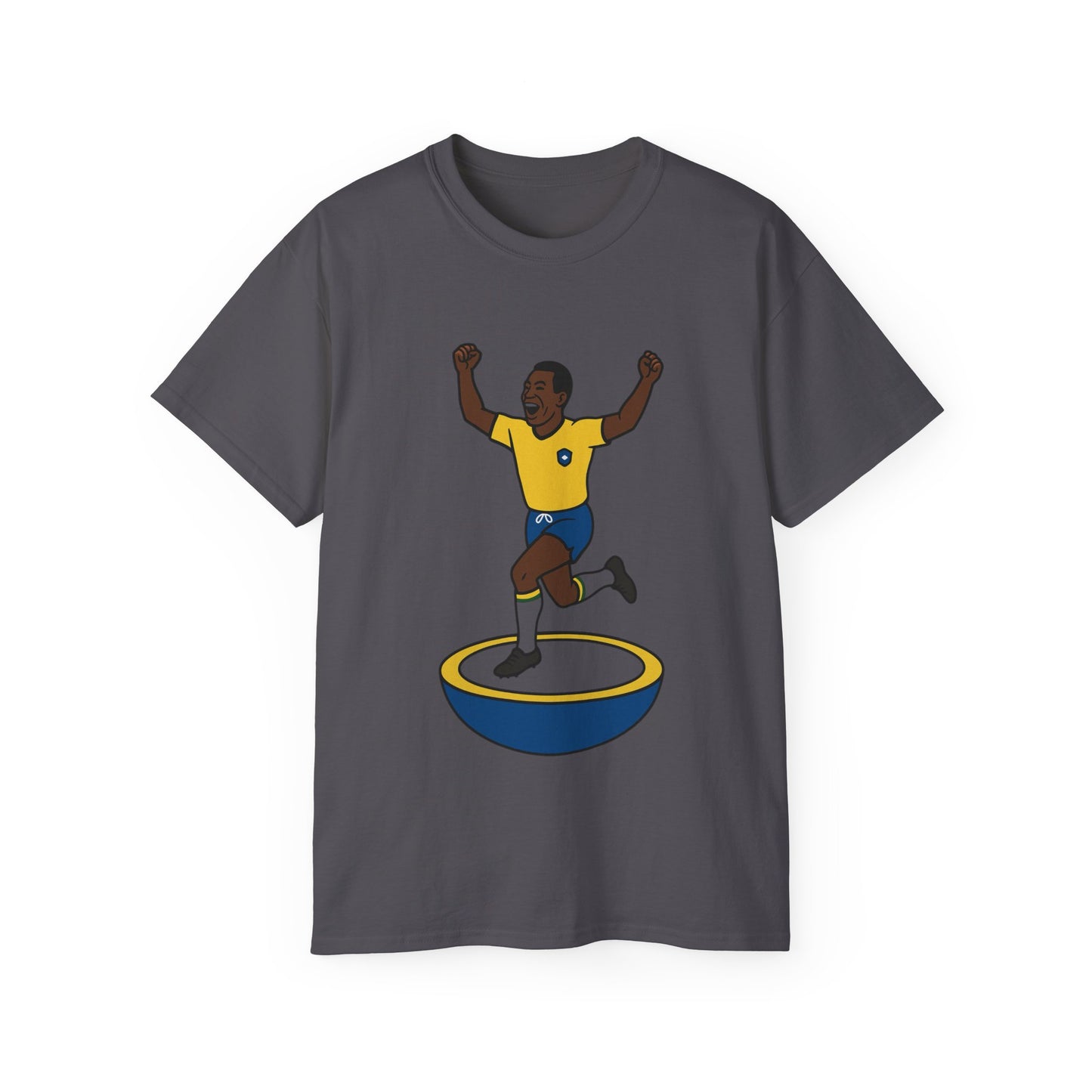 Pele Cartoon Subbuteo T-Shirt - Brazil