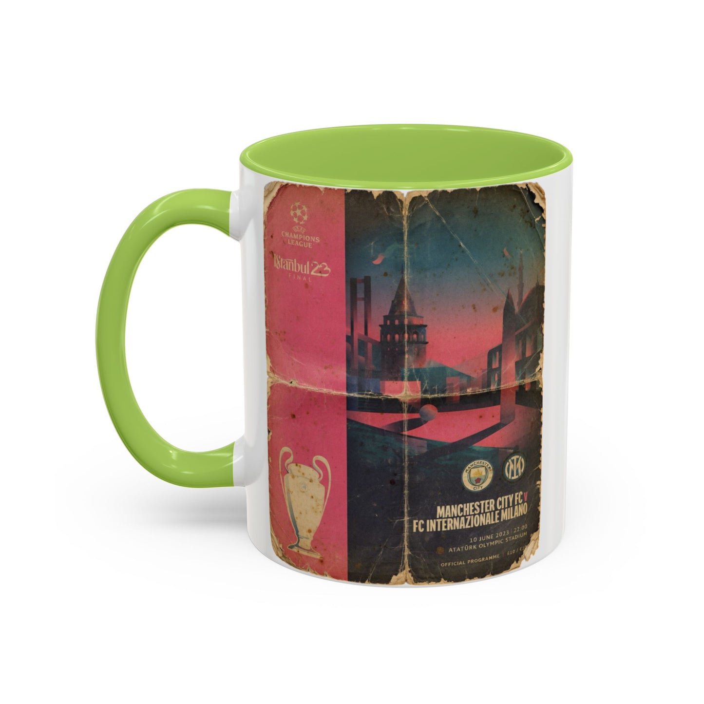 2023 UCL European Cup Final Poster Accent Coffee Mug (11, 15oz)