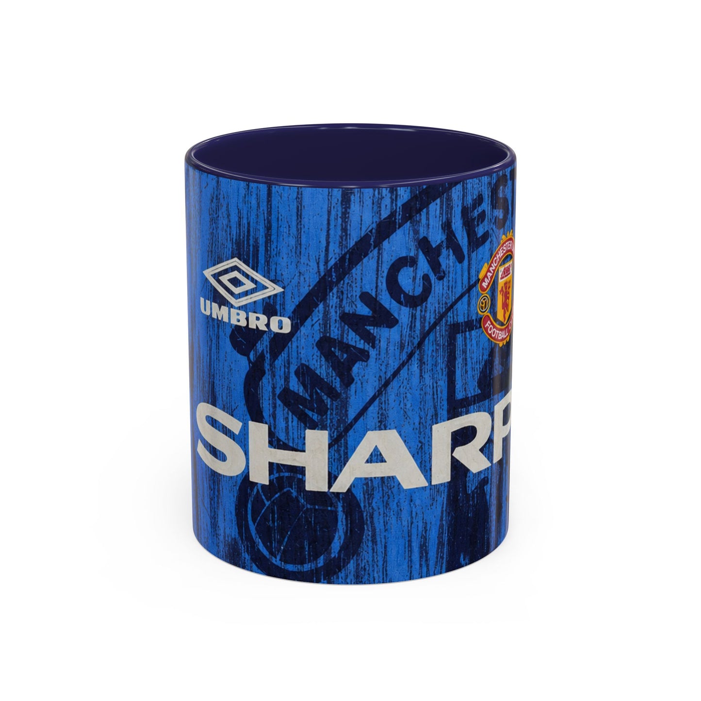 Manchester United 1992-93 Away Shirt Accent Coffee Mug (11, 15oz)