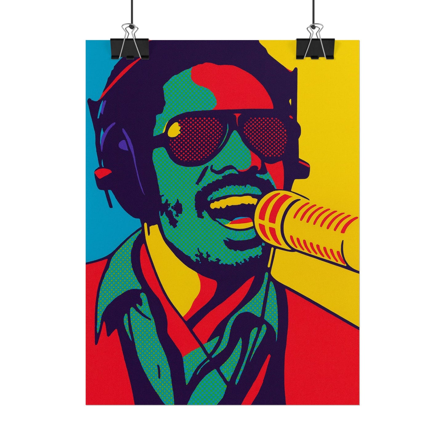 Stevie Wonder Pop Art Poster