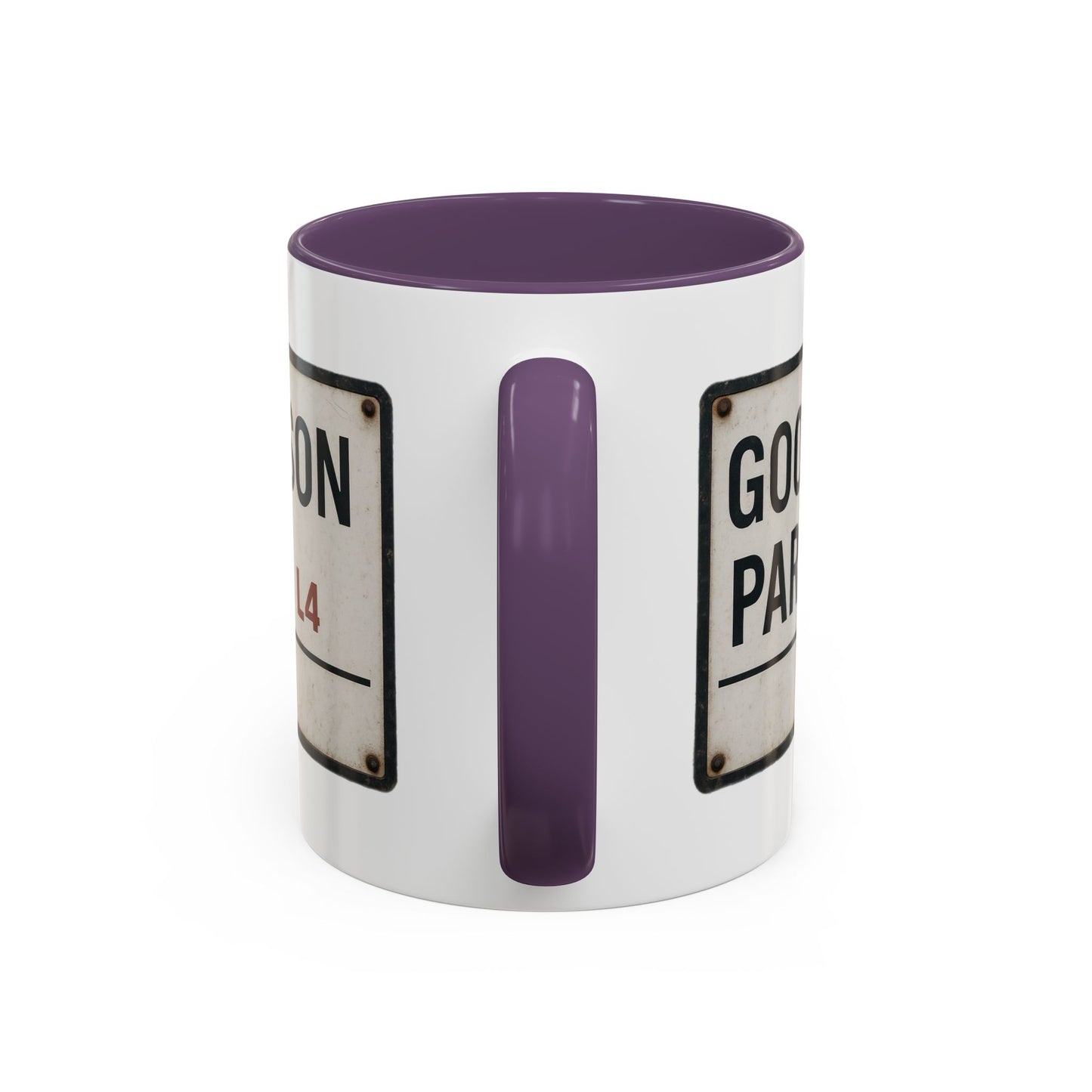 Goodison Park Everton Road Sign Mug