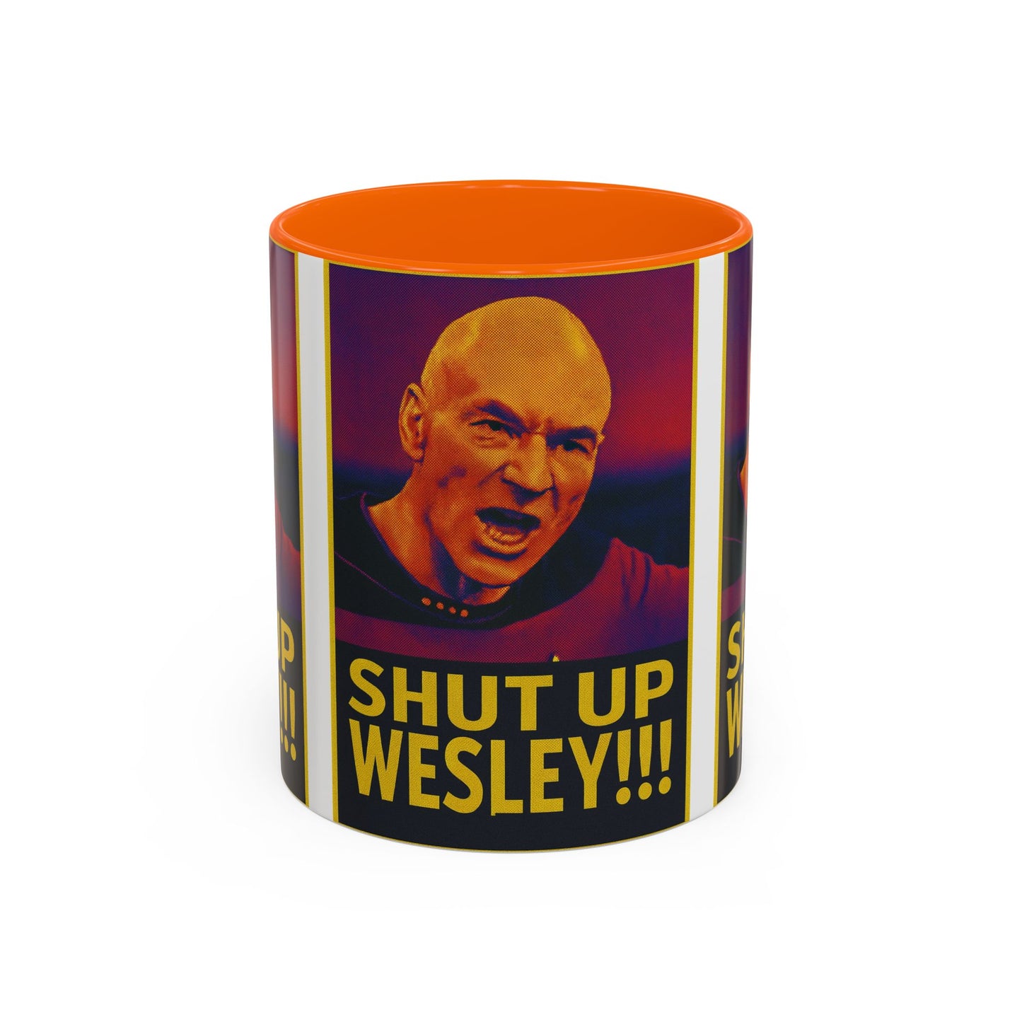 Captain Picard Shut Up Wesley! Mug