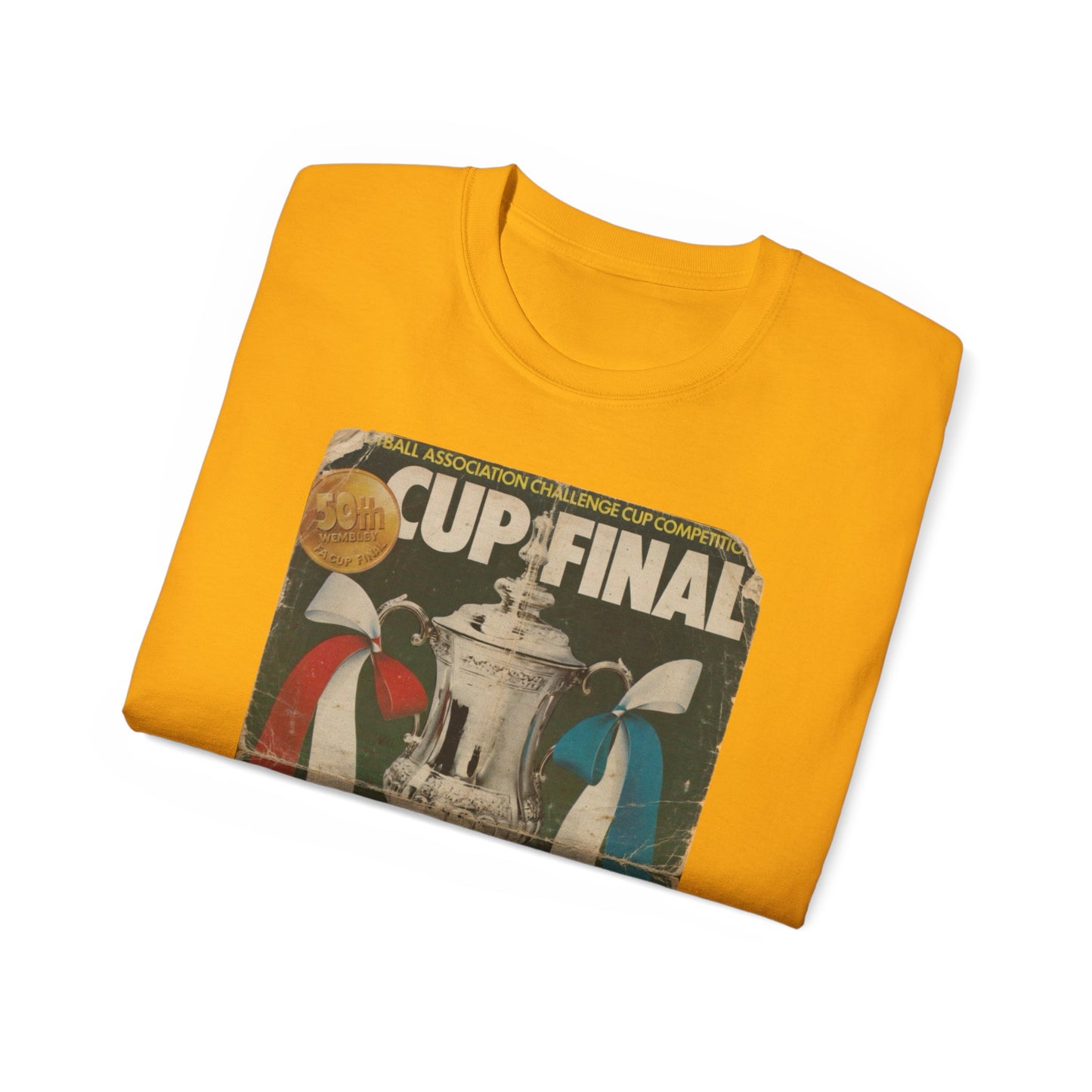 1978 FA Cup Final Programme Ipswich Town Arsenal Poster Unisex Ultra Cotton Tee