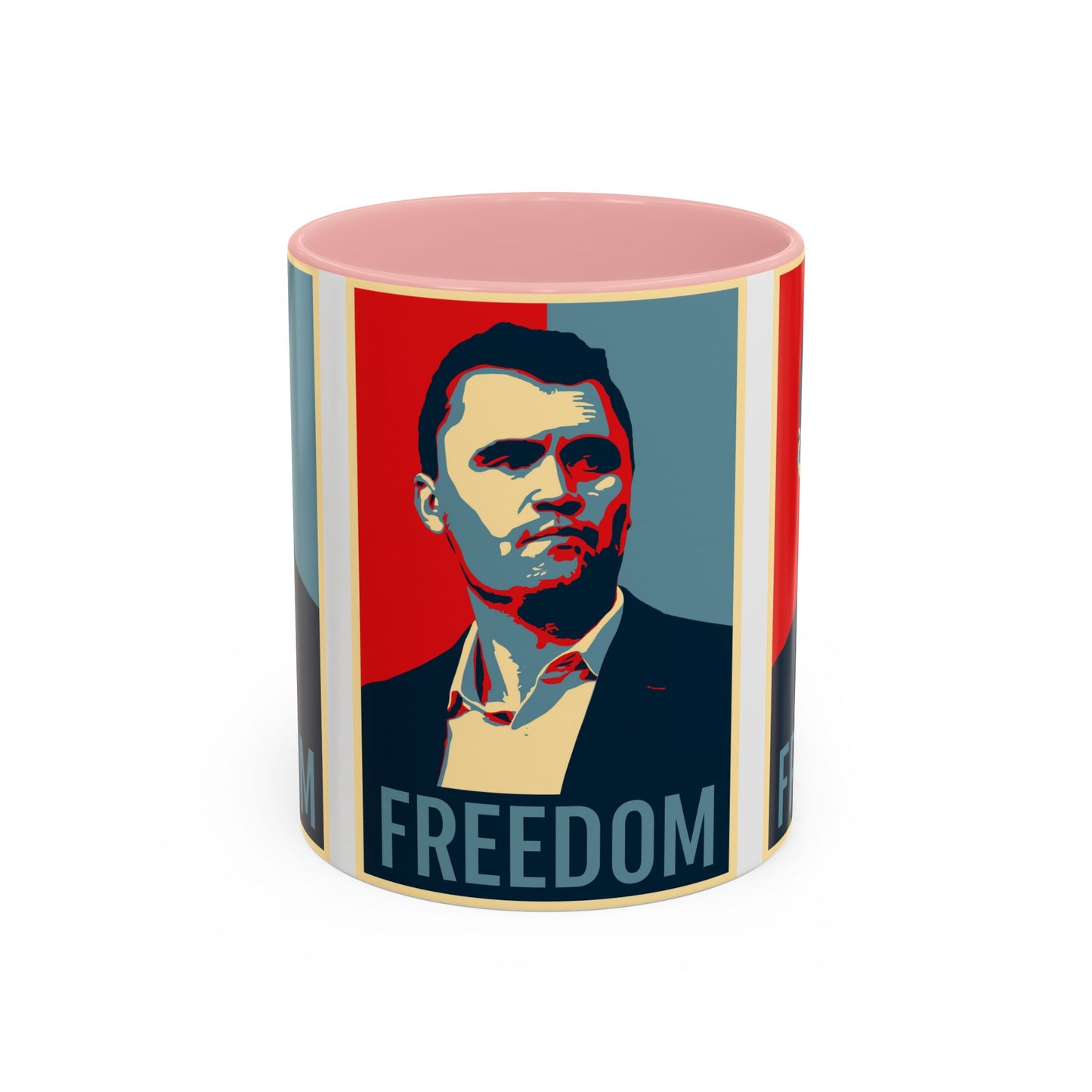 Charlie Kirk Hope Freedom Mug