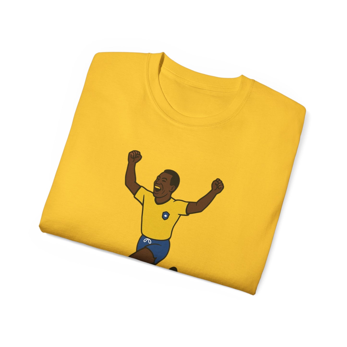 Pele Cartoon Subbuteo T-Shirt - Brazil