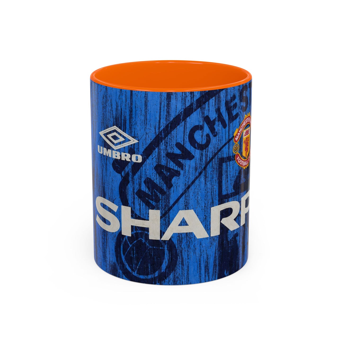 Manchester United 1992-93 Away Shirt Accent Coffee Mug (11, 15oz)