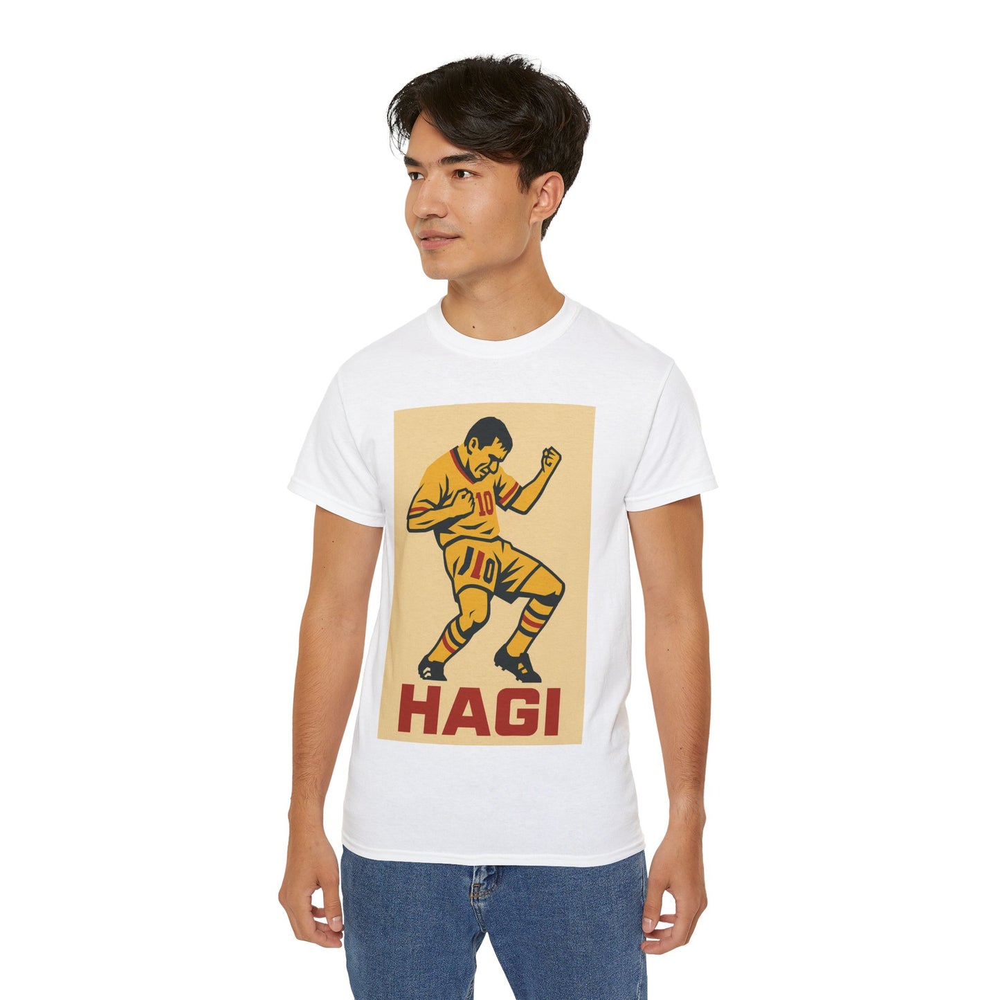Gheorghe Hagi Propaganda Poster - Romania