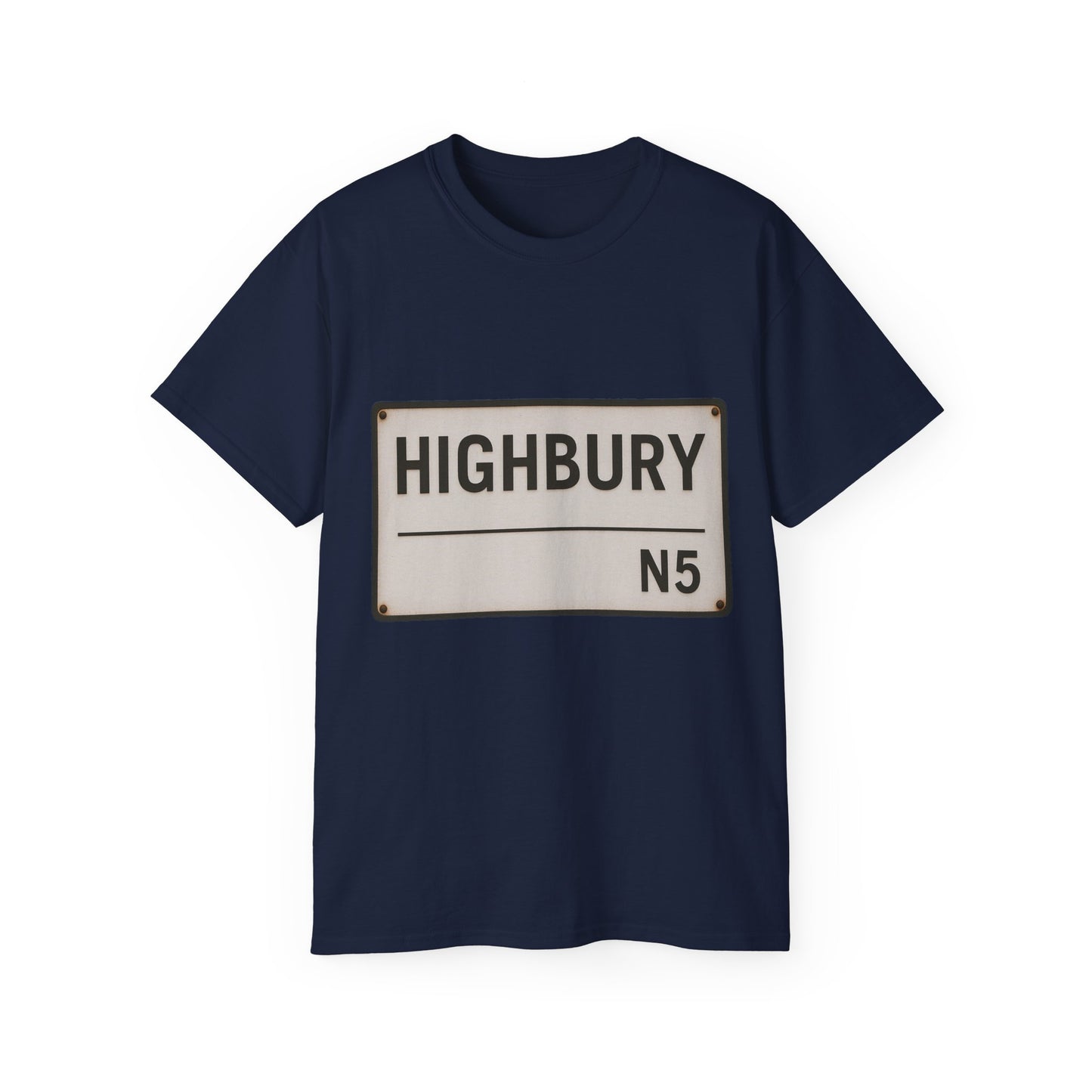 Highbury N5 Arsenal Road Sign T-Shirt