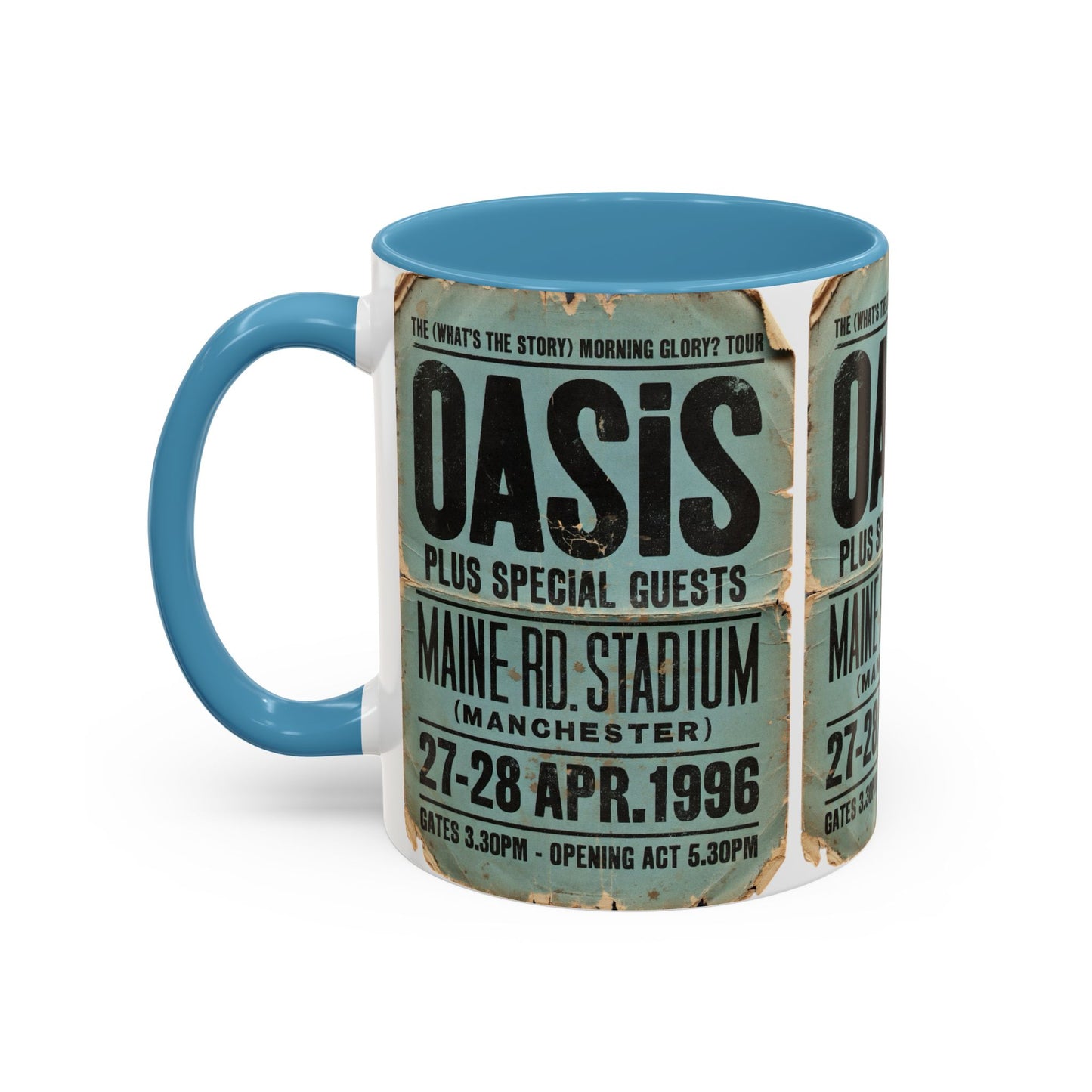 Oasis Maine Road 1996 Poster Coffee Mug (11, 15oz)