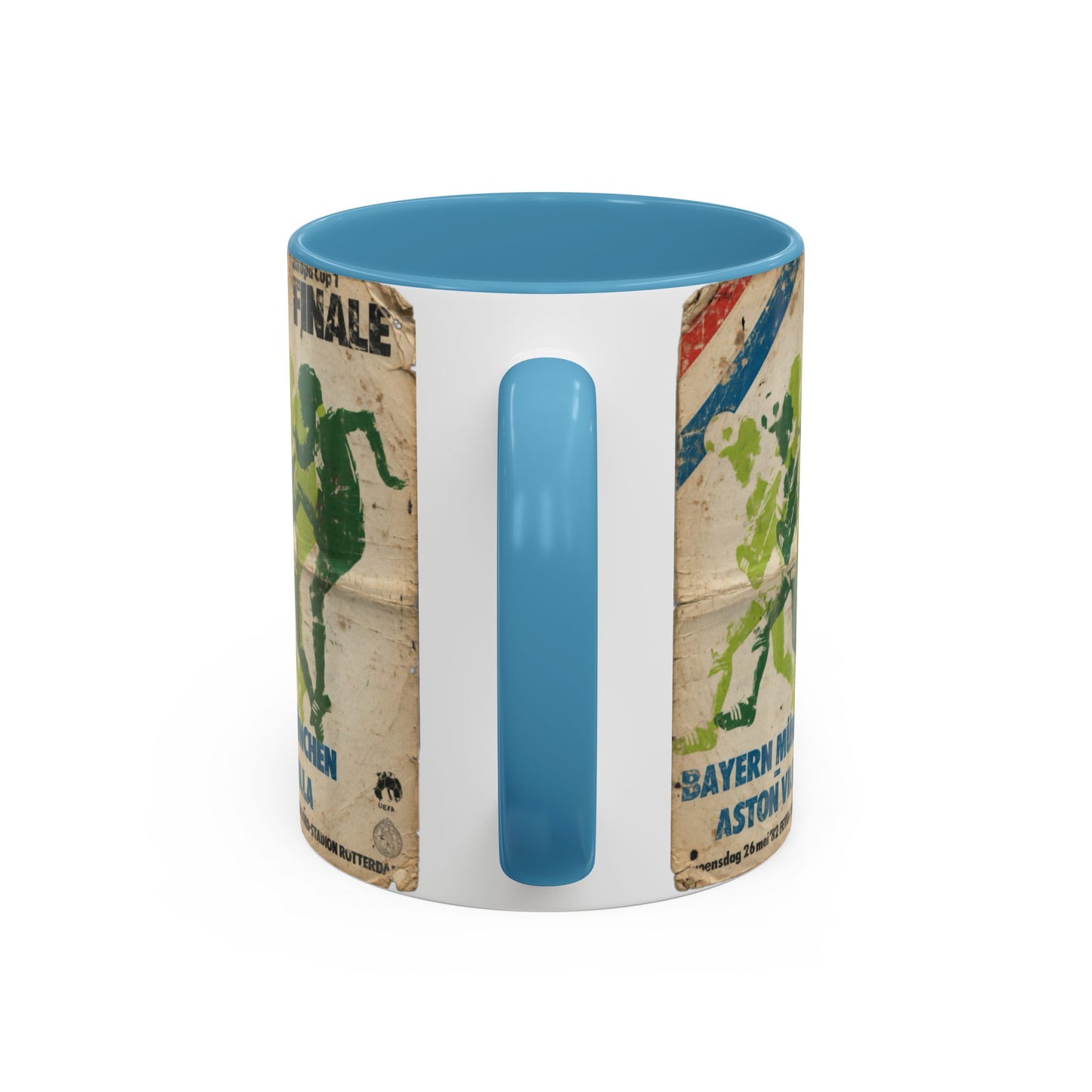 1982 European Cup Final Aston Villa Bayern Munich Poster Coffee Mug (11, 15oz)