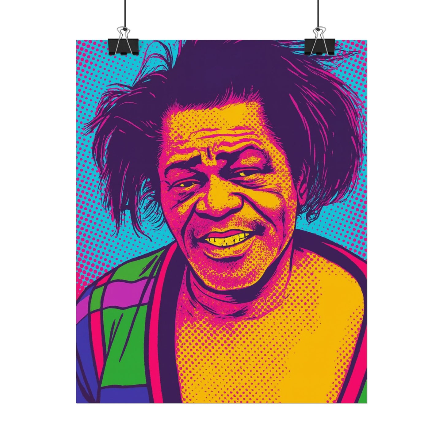 James Brown Pop Art Poster