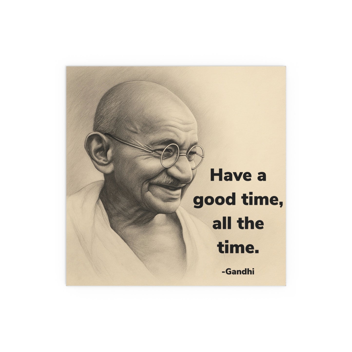 Gandhi Quote Wall Art Poster