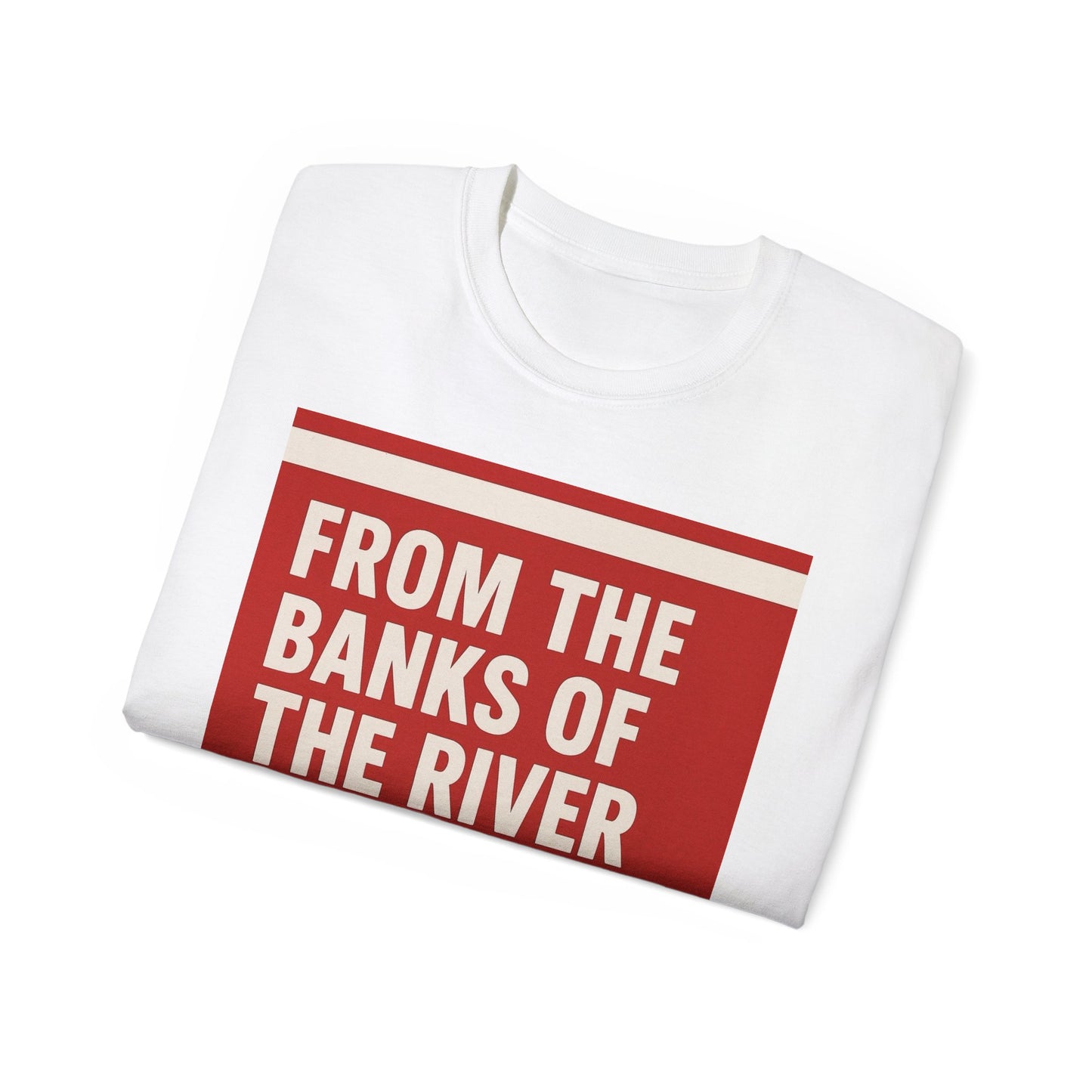 Manchester United From The Banks Of The River Irwell T-Shirt