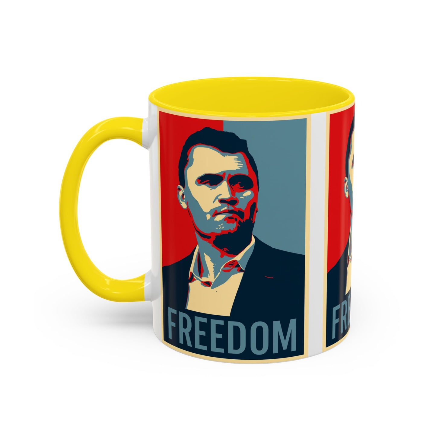 Charlie Kirk Hope Freedom Mug