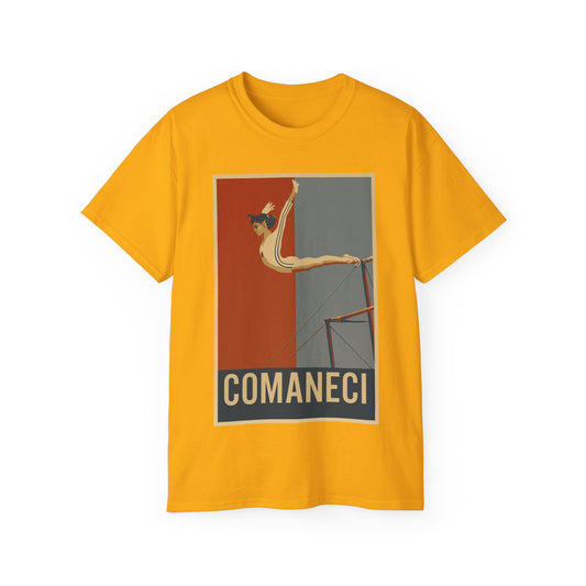 Nadia Comăneci Flying T-Shirt