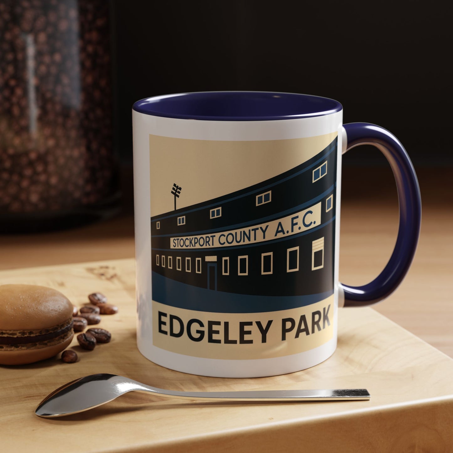 Stockport County Coffee Mug - Edgeley Park