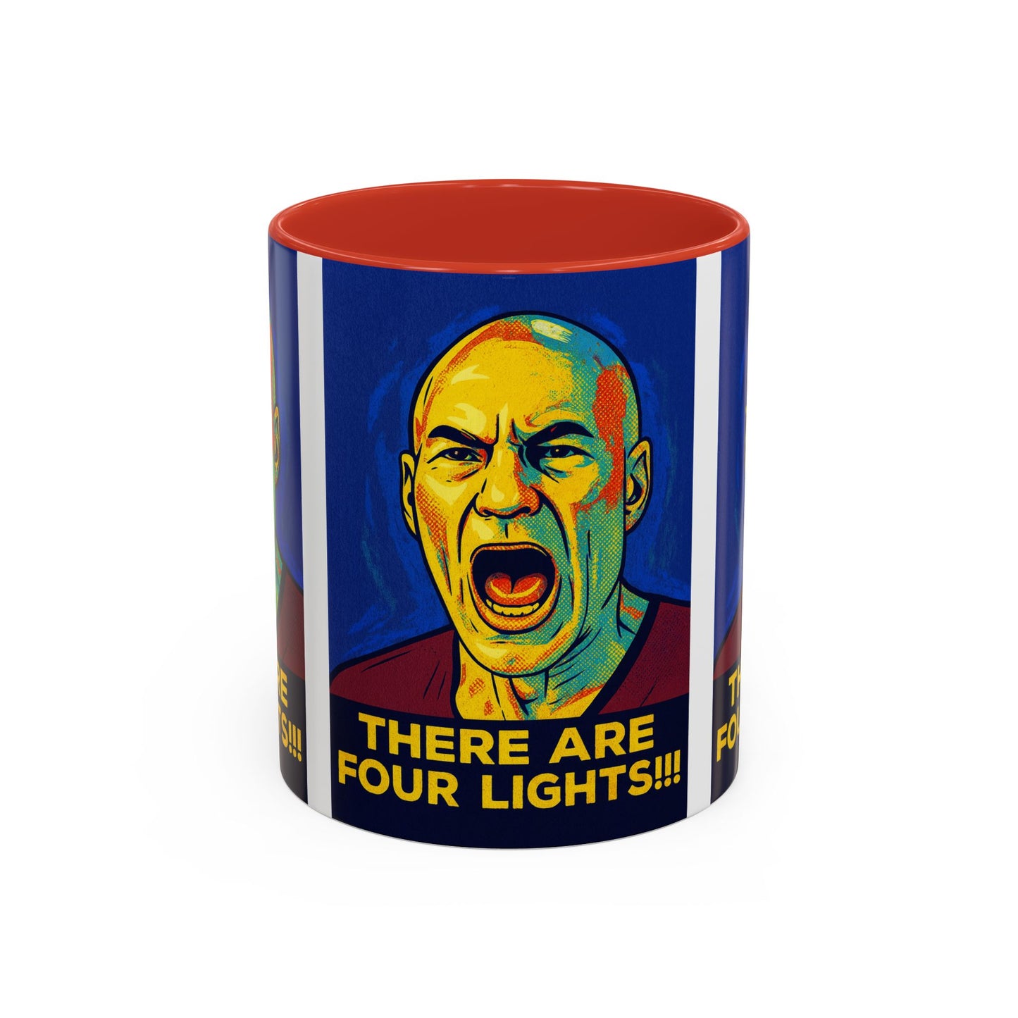 Star Trek Captain Picard Four Lights Mug