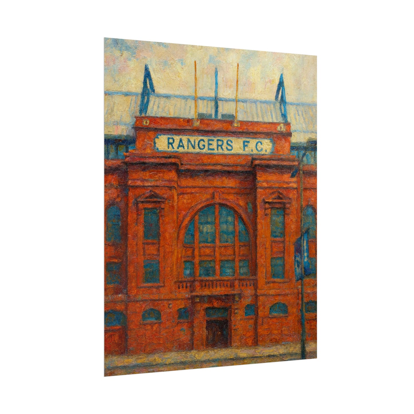 Ibrox Stadium Rangers FC Rolled Posters