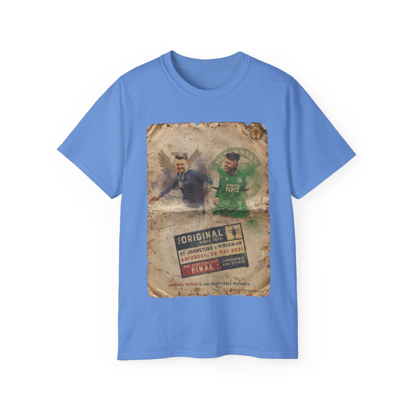 2021 Scottish challenge cup final St Johnstone Hibernian Programme Poster Unisex Ultra Cotton Tee