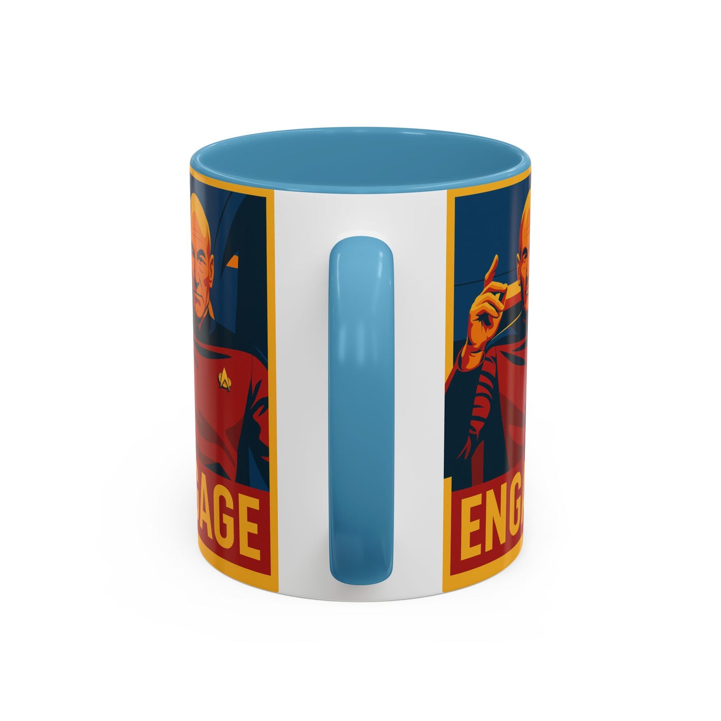 Captain Picard Engage Mug