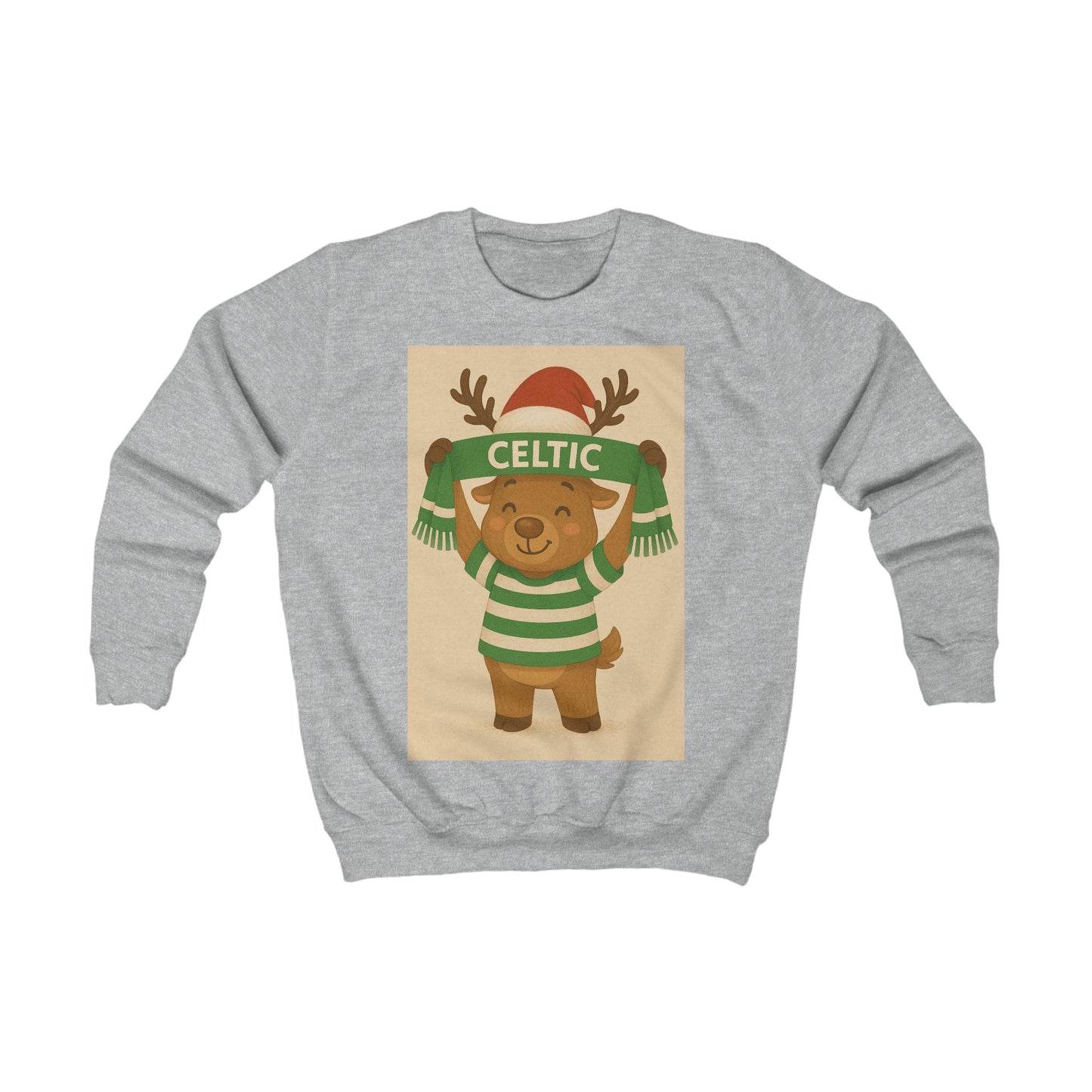 Celtic Kid's Reindeer Christmas Jumper