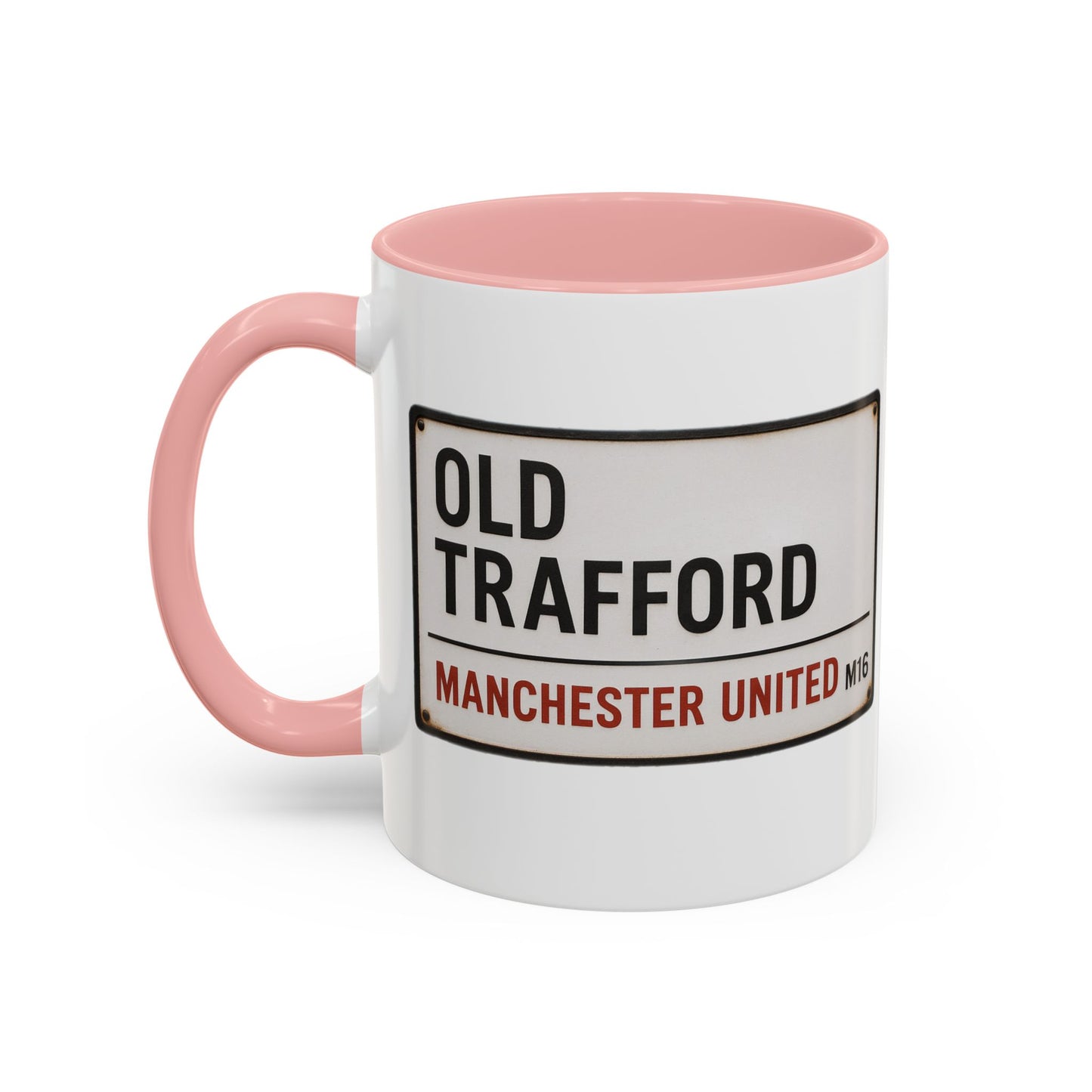 Manchester United Old Trafford Road Sign Mug