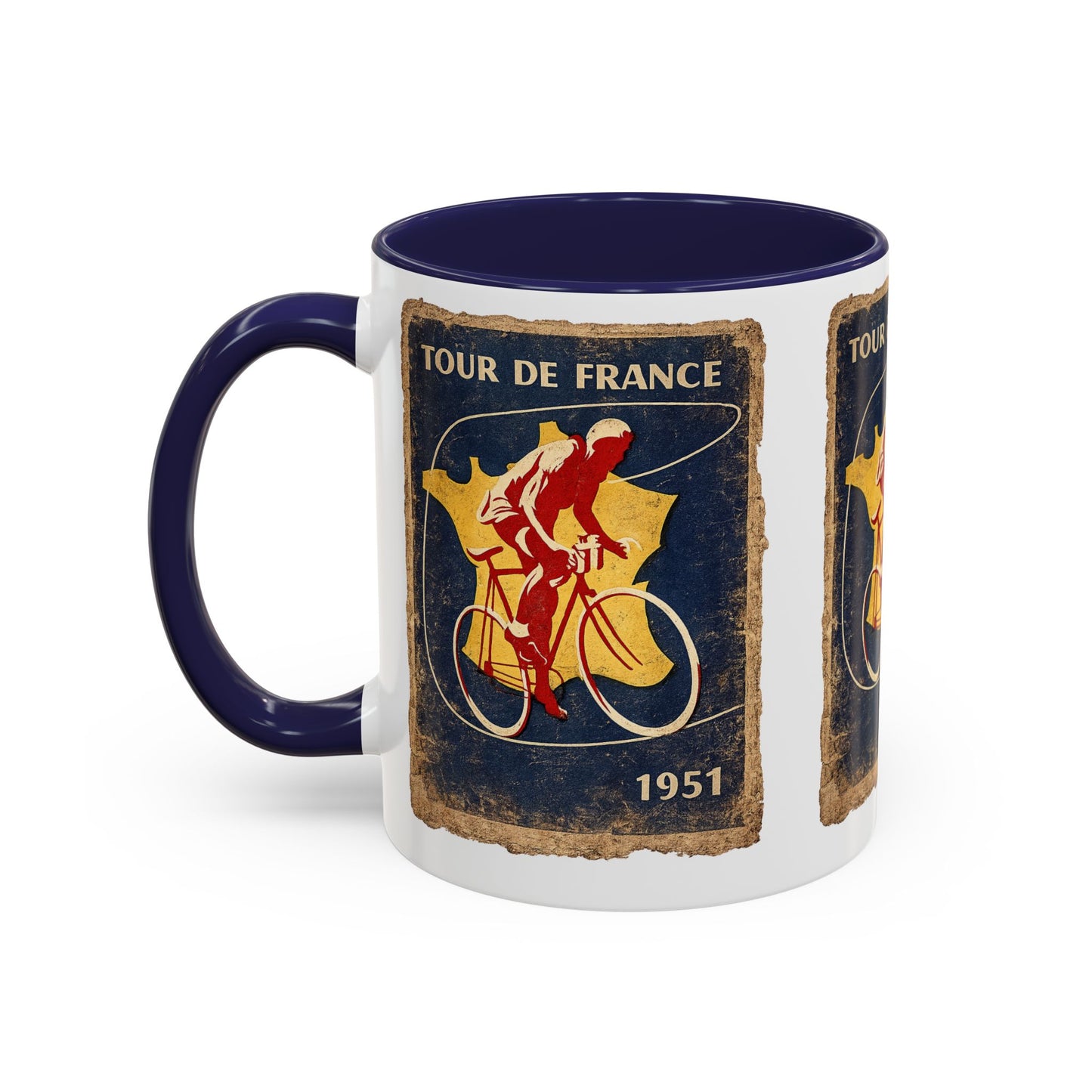 Tour de France 1951 Poster  Coffee Mug (11, 15oz)