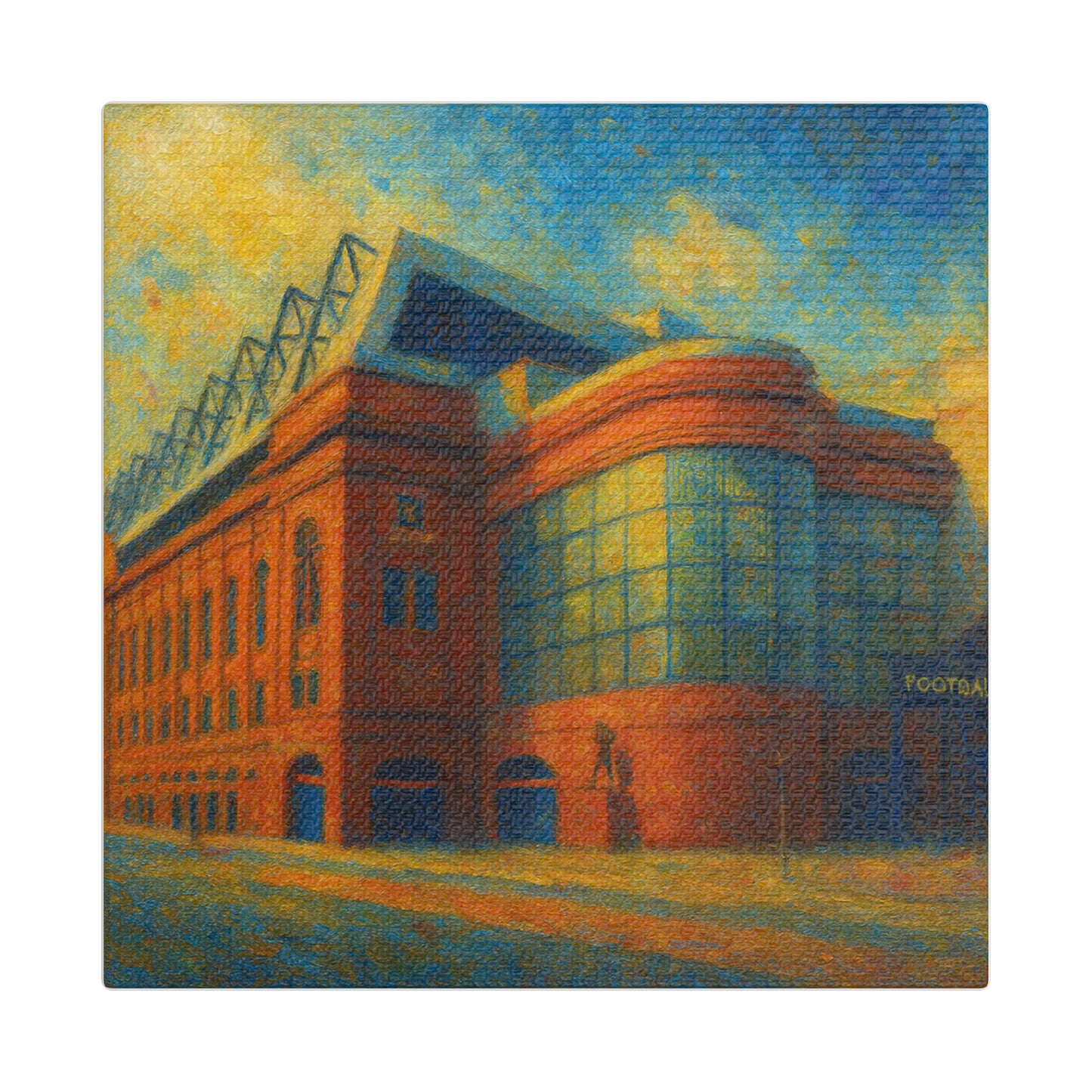 Rangers FC Ibrox Stadium Canvas Wall Art