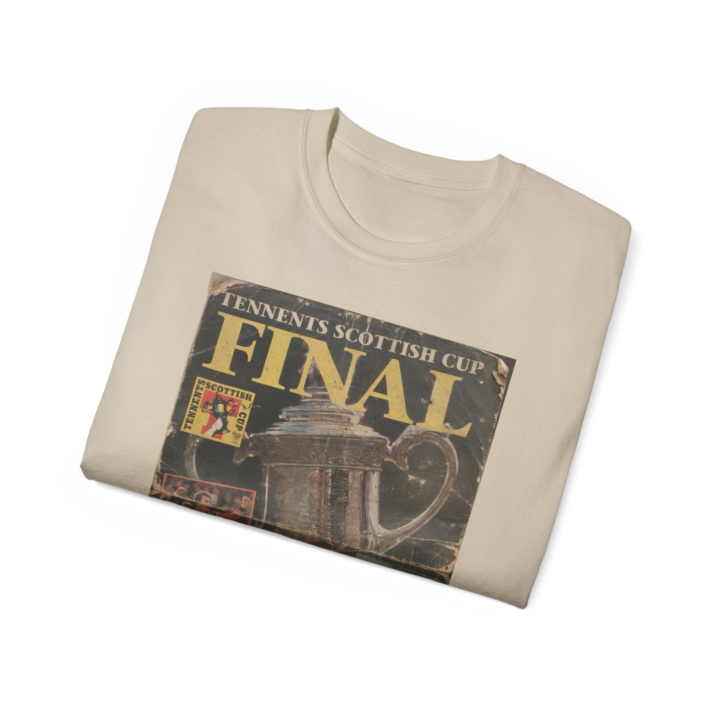 1994 Scottish Challenge Cup Final Dundee United Rangers Programme Poster Unisex Ultra Cotton Tee
