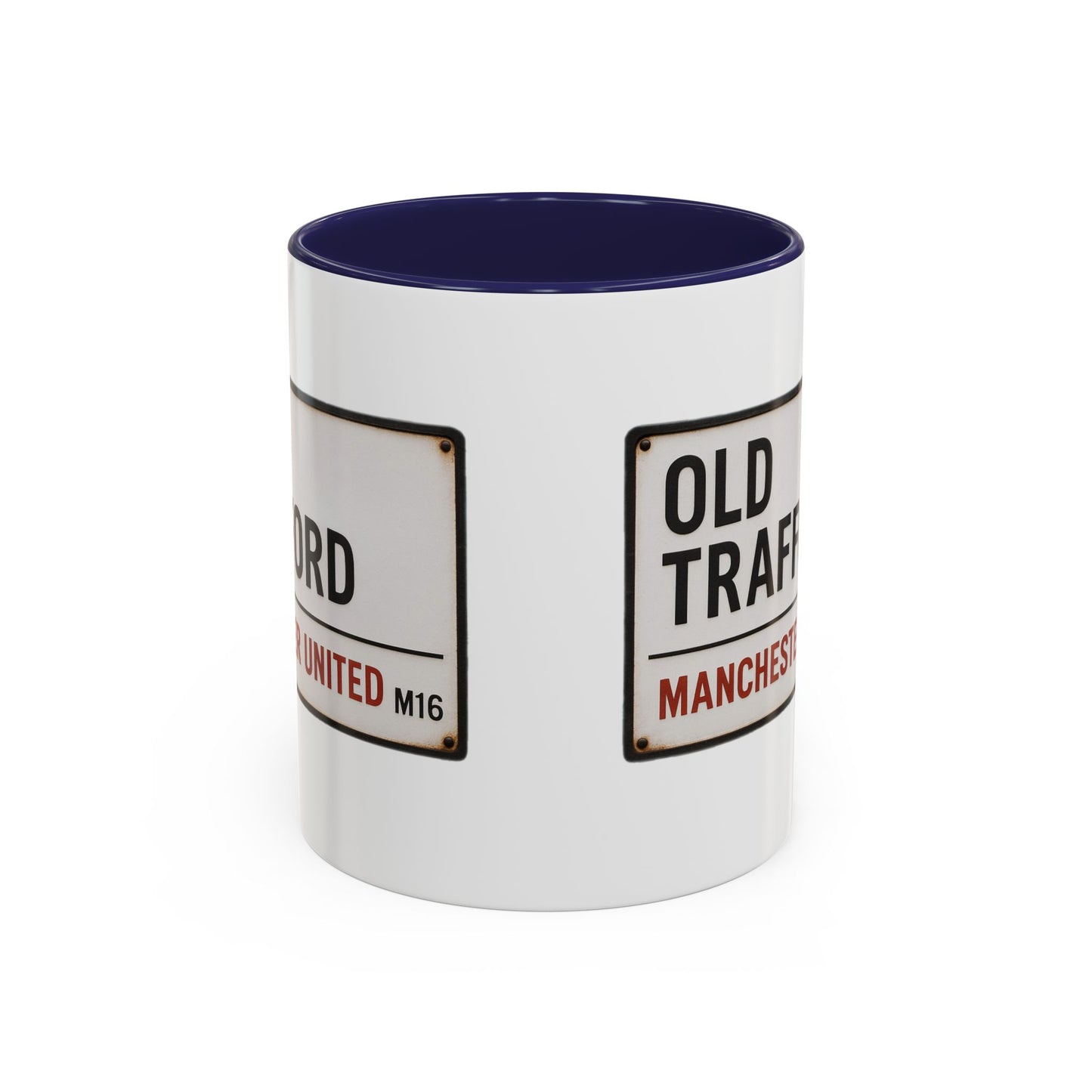 Manchester United Old Trafford Road Sign Mug