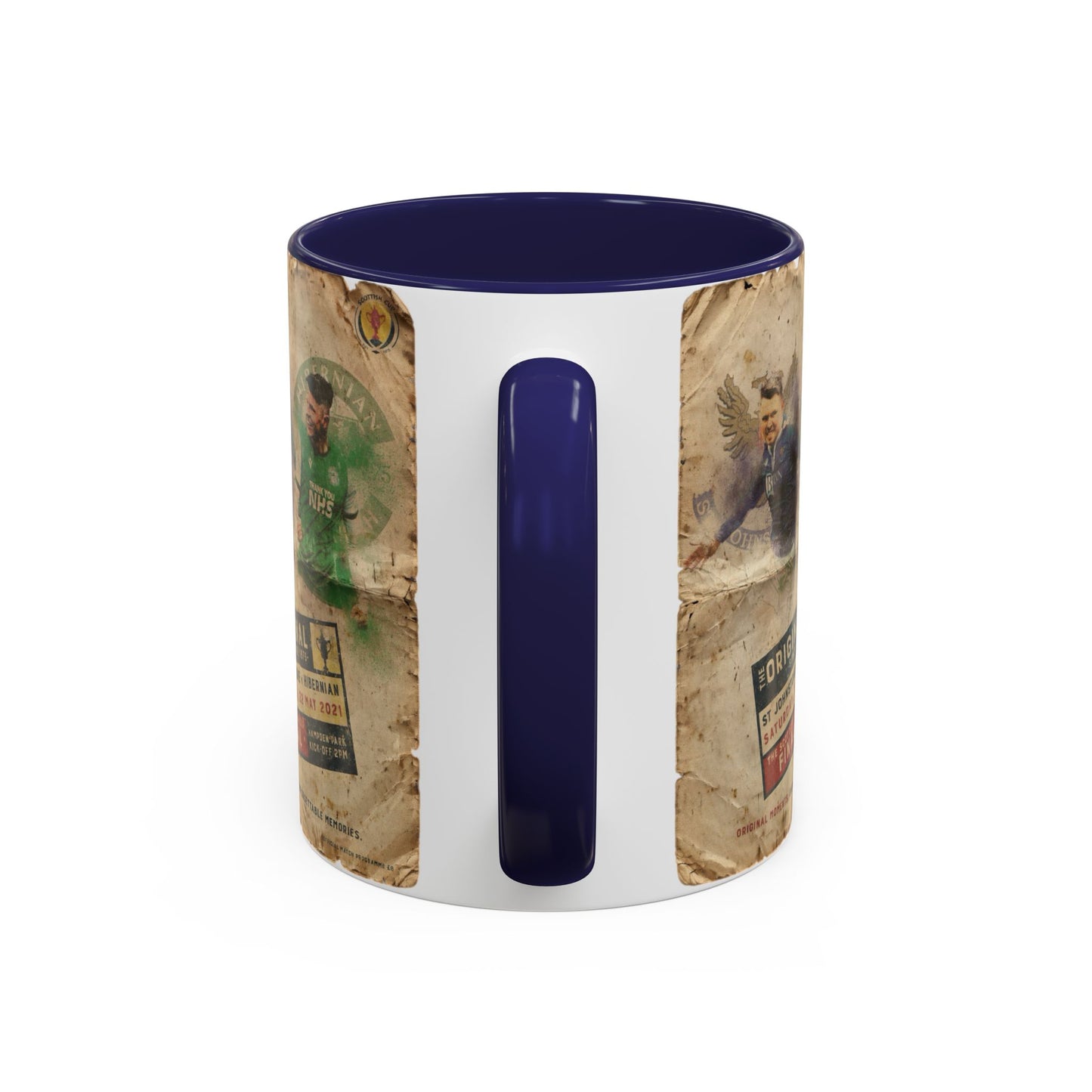 2021 Scottish challenge cup final St Johnstone Hibernian Programme Poster Accent Coffee Mug (11, 15oz)