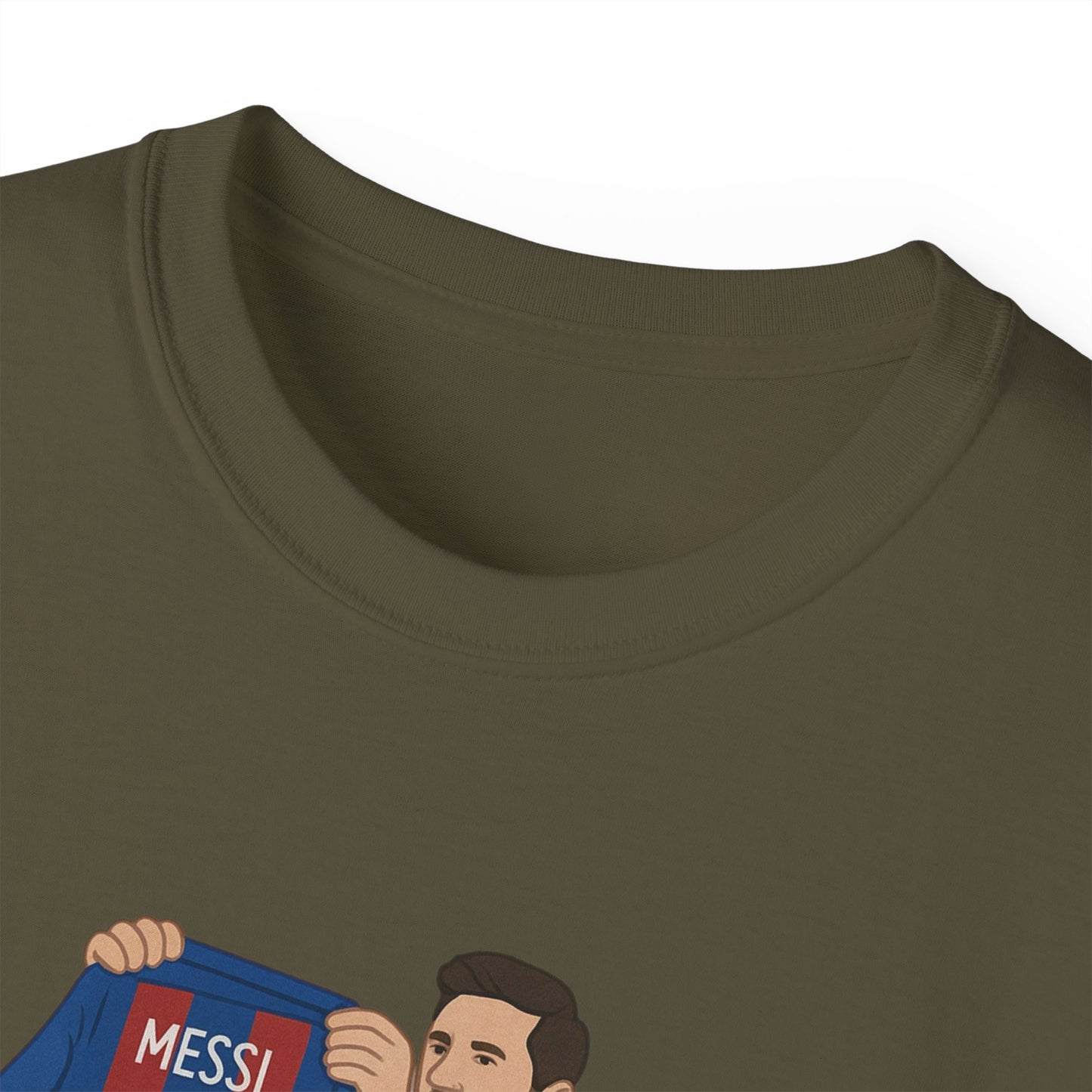 Lionel Messi Cartoon Subbuteo T-Shirt - Barcelona