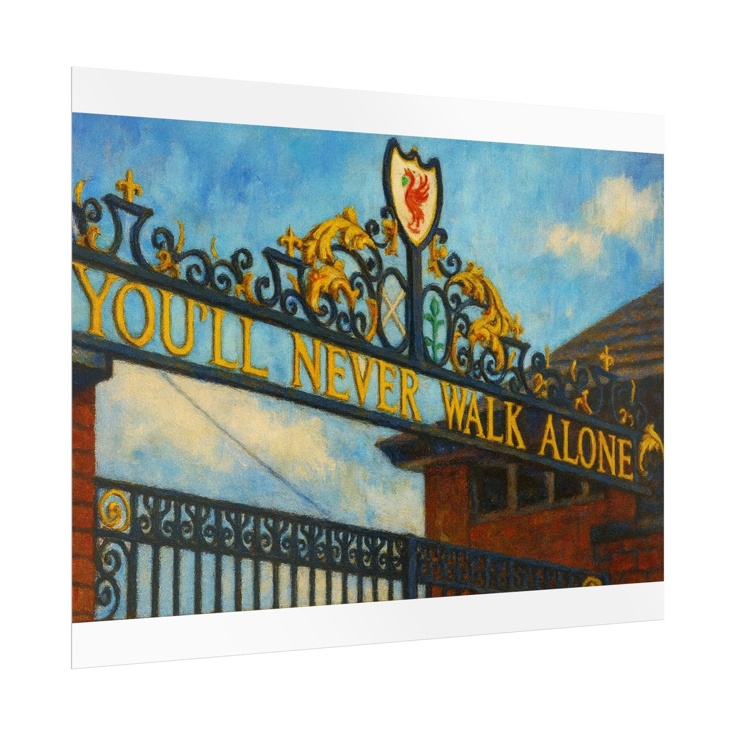Liverpool FC Shankly Gates Art Poster