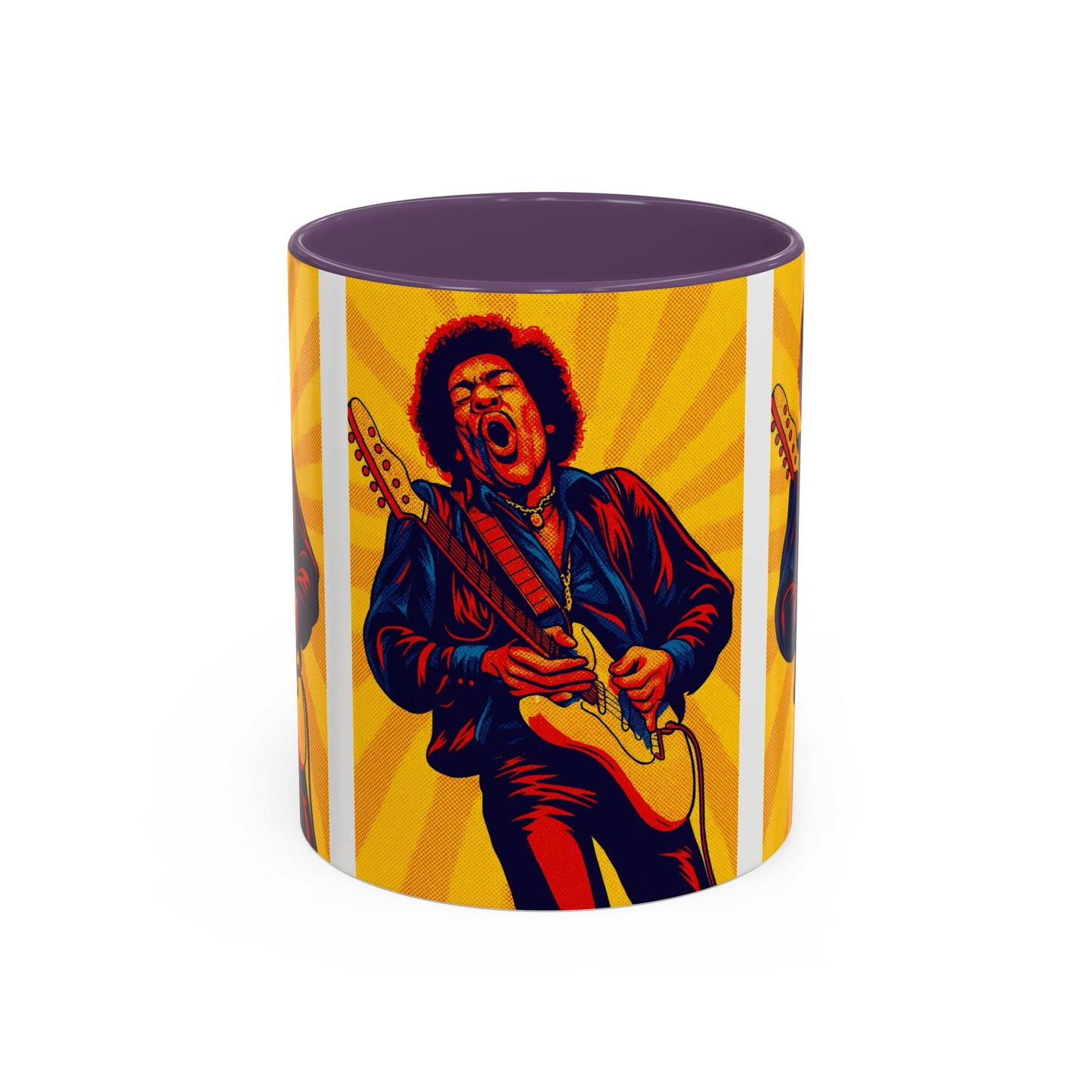 Jimi Hendrix Guitar Pop Art Mug