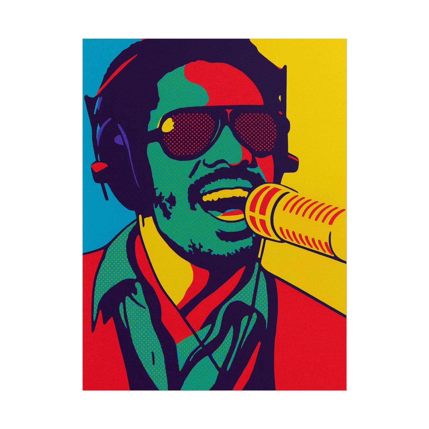 Stevie Wonder Pop Art Poster
